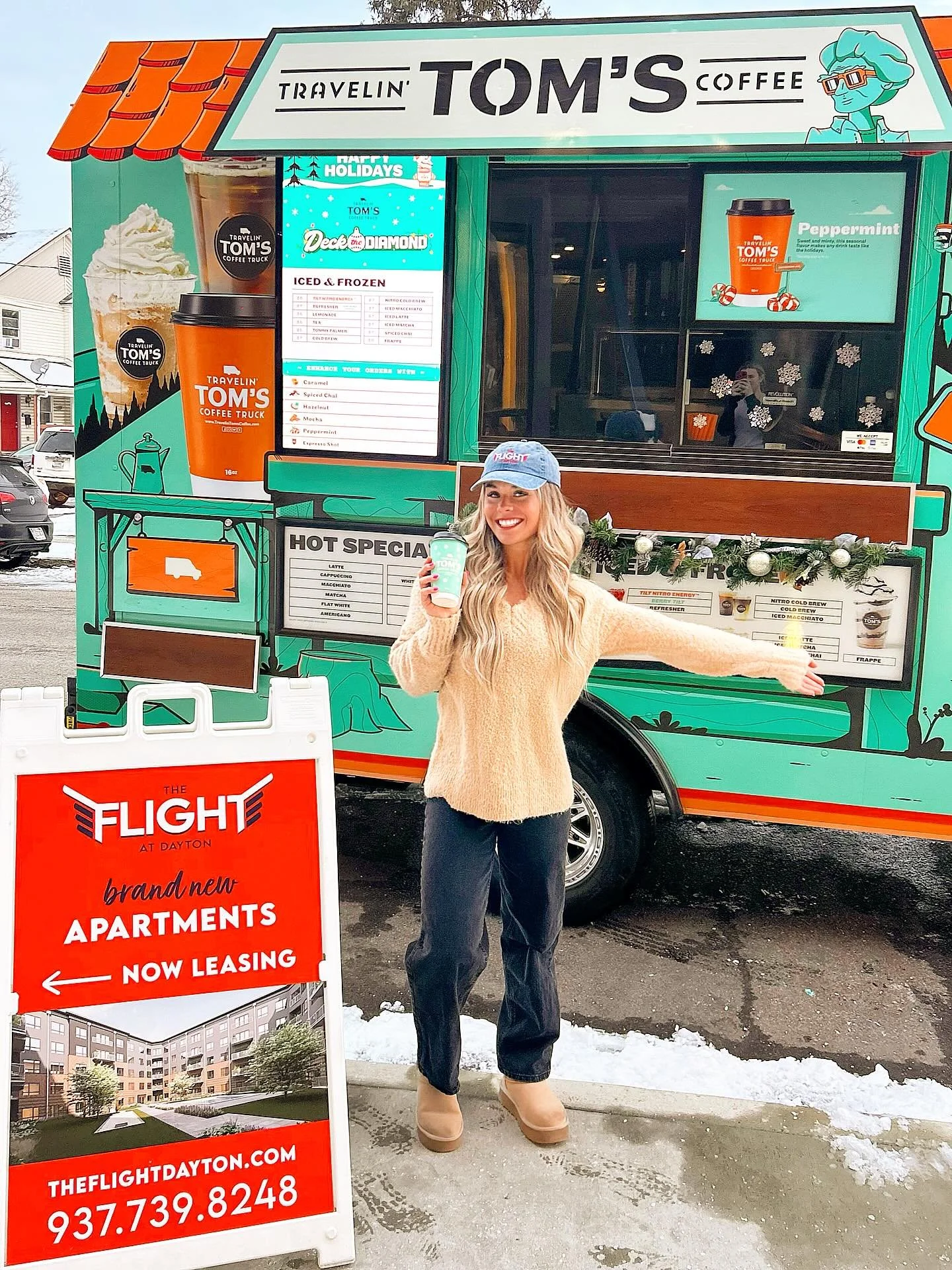 Finals Fuel-Up at The Flight at Dayton

Take a break from studying and stop by Wednesday, December 10th between 1&ndash;3 PM. The first 50 people to meet us at the front of the building on Alberta Street will receive a free custom-made coffee from Tr