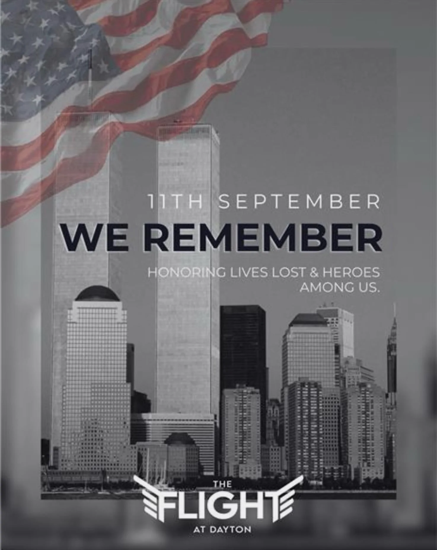 🇺🇸 Never Forget.

Today, we remember the lives lost, the families forever changed, and the heroes who showed incredible courage and selflessness on September 11, 2001.

We honor their memory by coming together with compassion, gratitude, and unity.