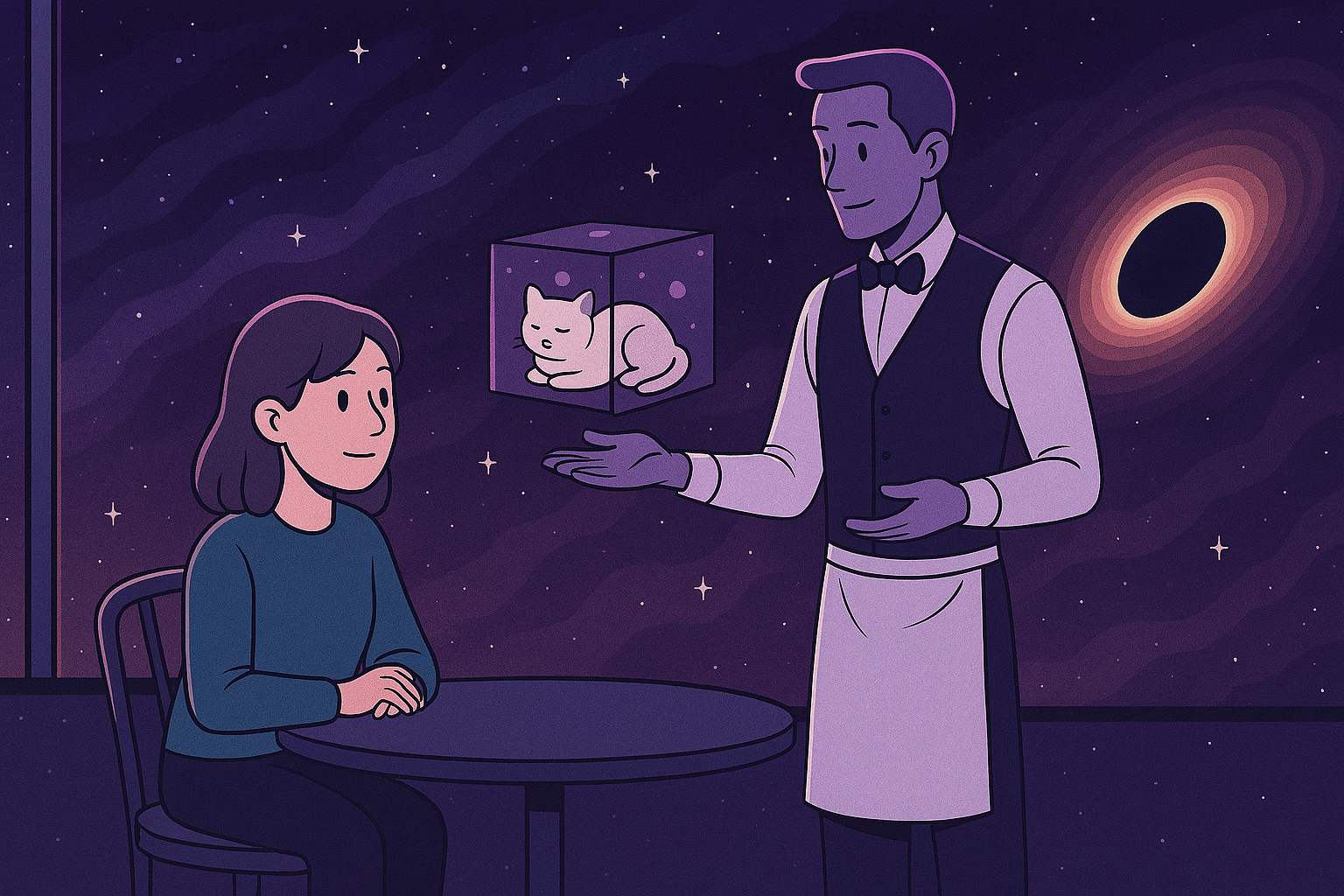 Stellar Horizons: Schrödinger’s Cat