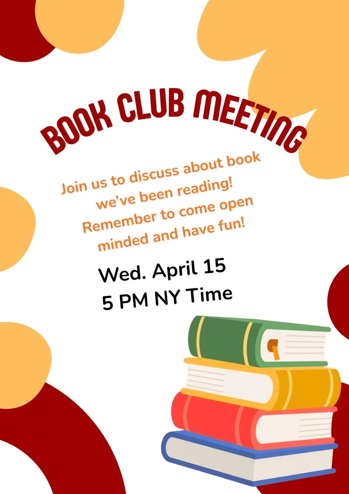 Book Club event