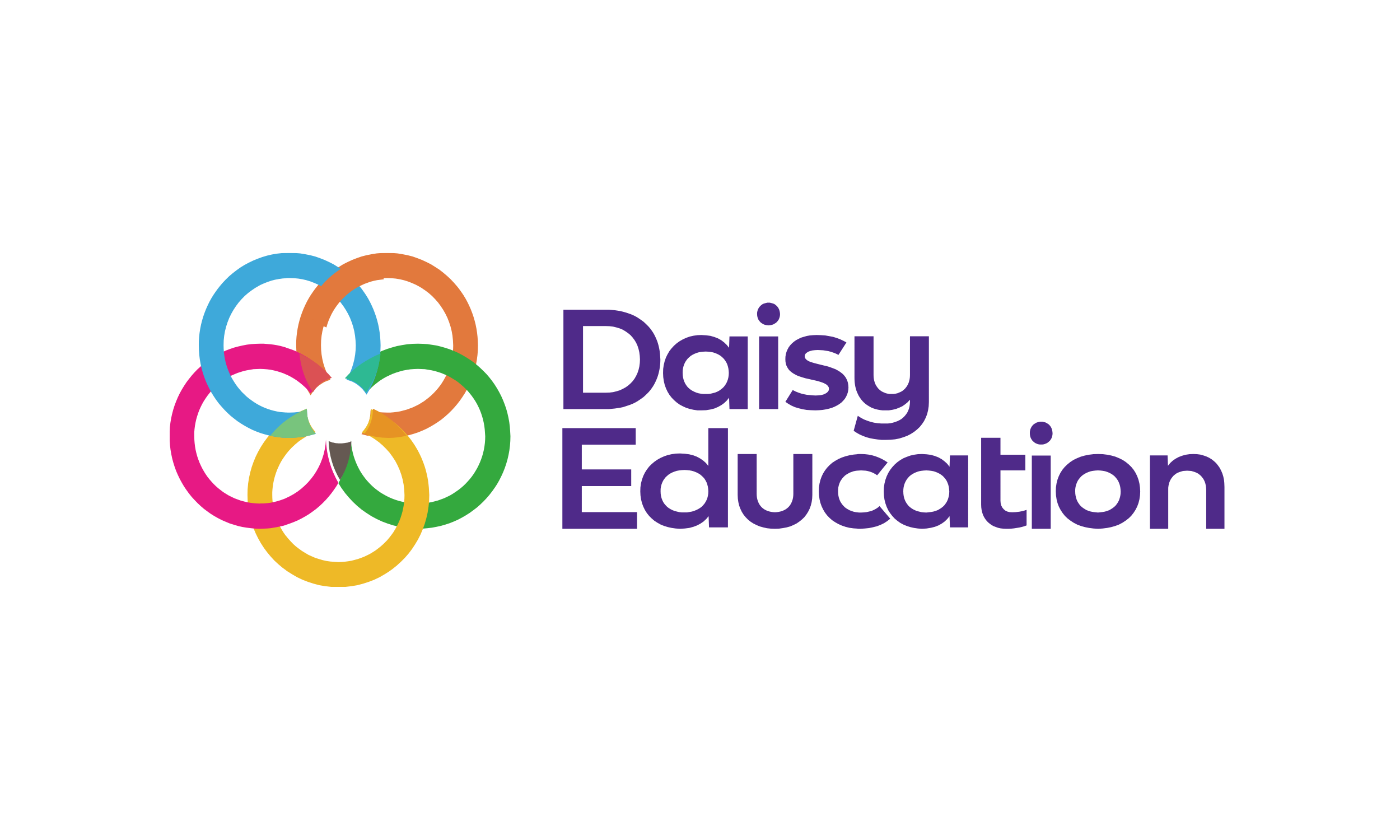Purple text on a white background reading "Daisy Education" to the right of a Daisy Education symbol
