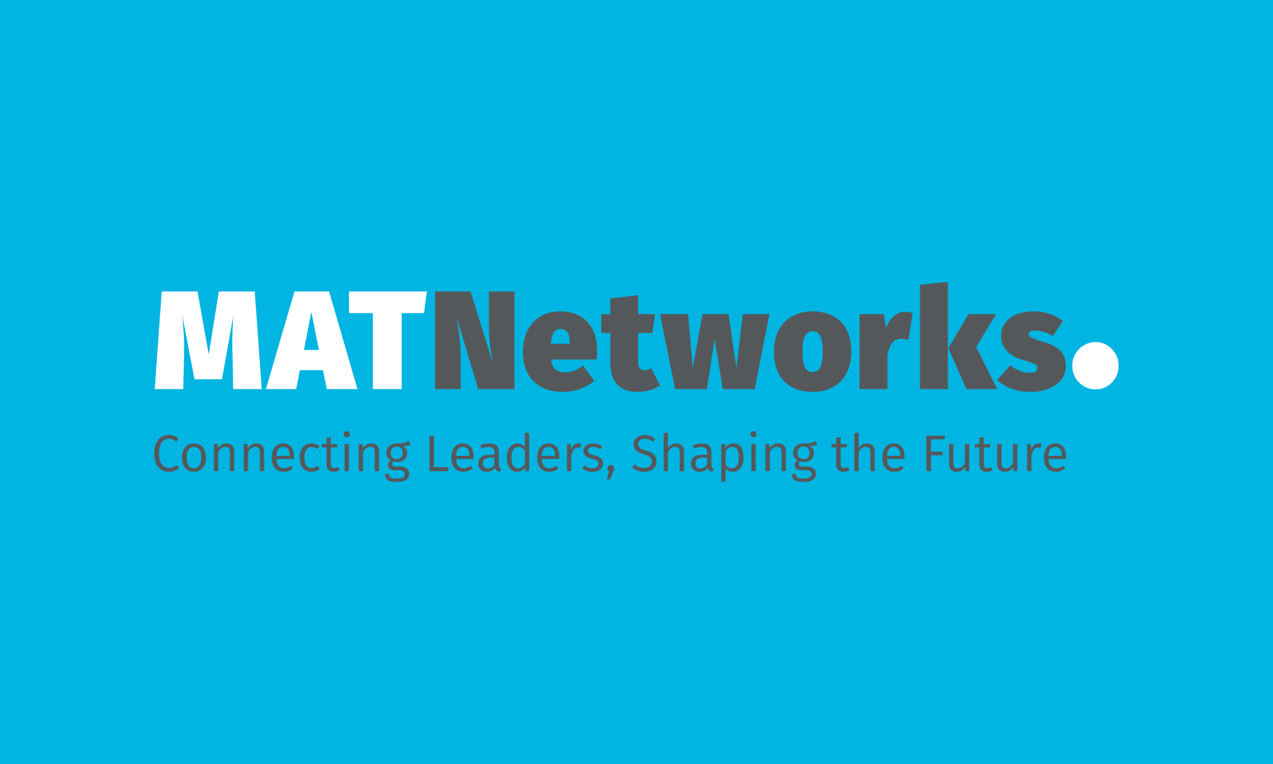 MATNetworks. logo Connecting Leaders, Shaping the Future underneath