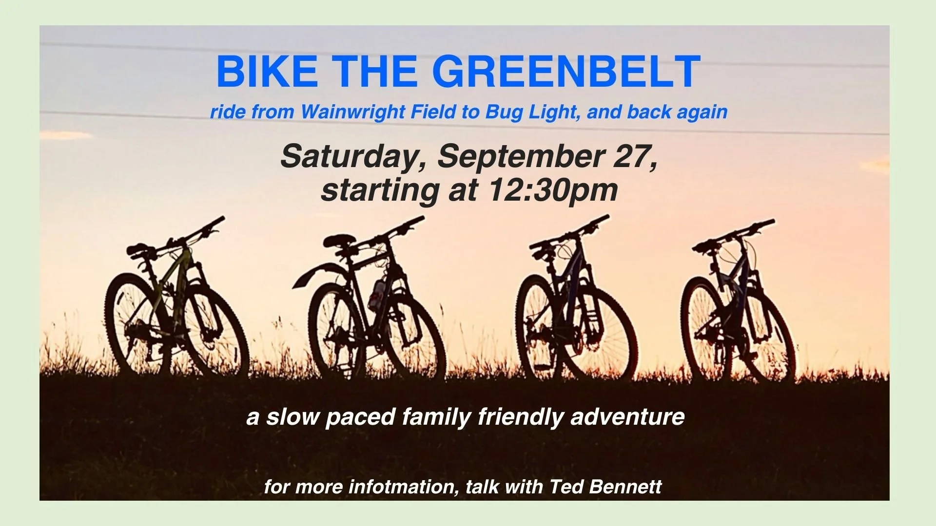 Bike the Greenbelt