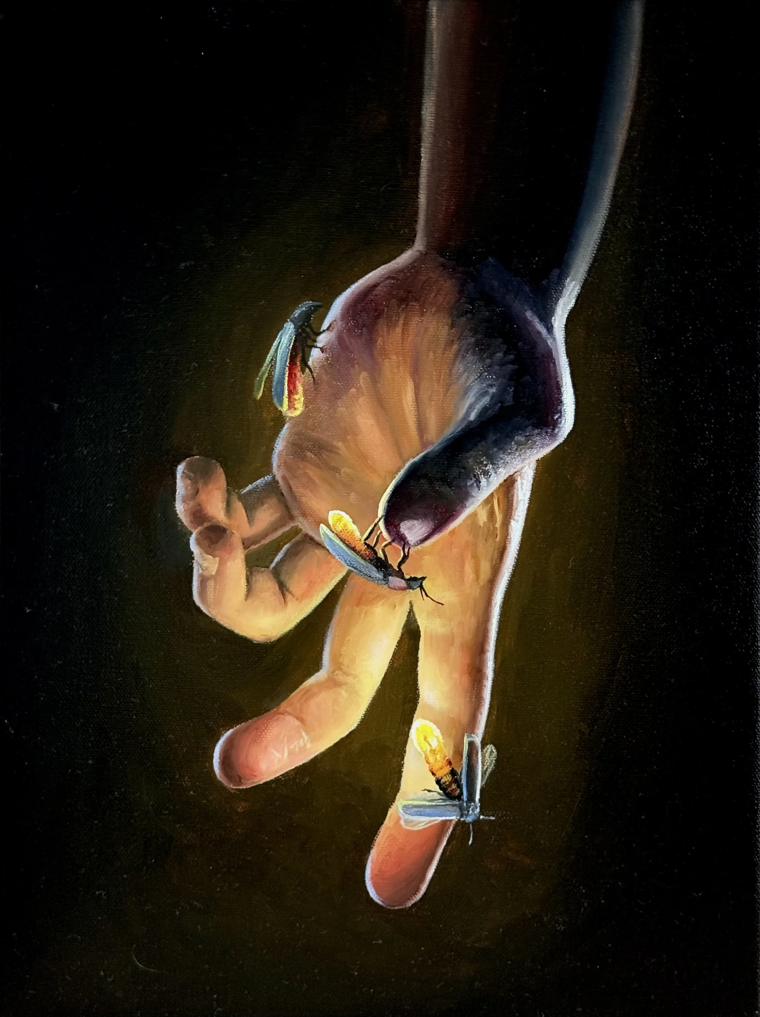 Temporary illumination (1) - Oil on canvas 12” x 16”