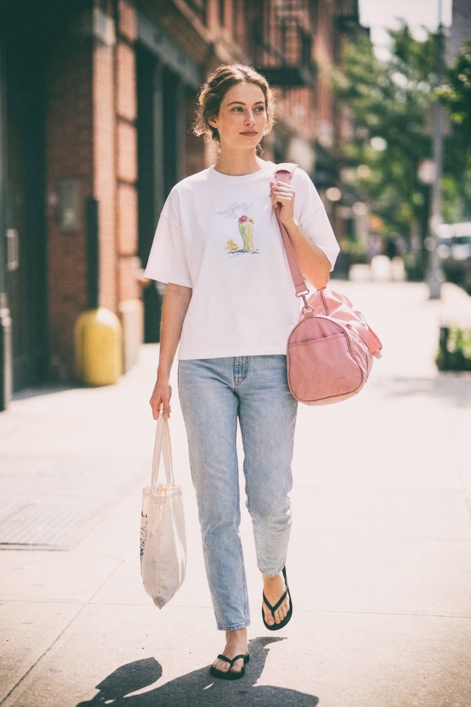 Banana Matcha Boxy Tee