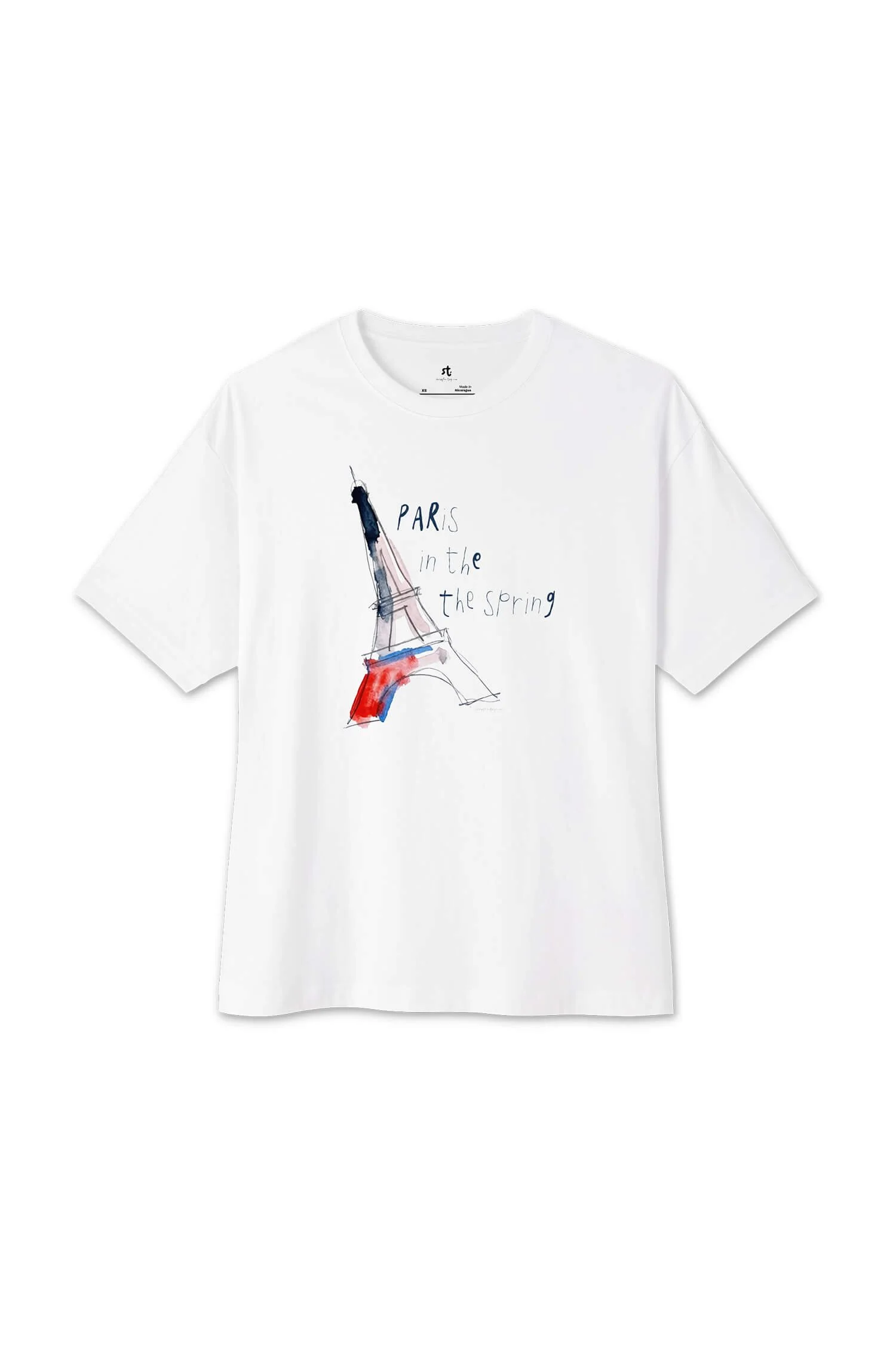 unisex-oversized-boxy-tee-white-front-paris-in-the-the-spring.jpg