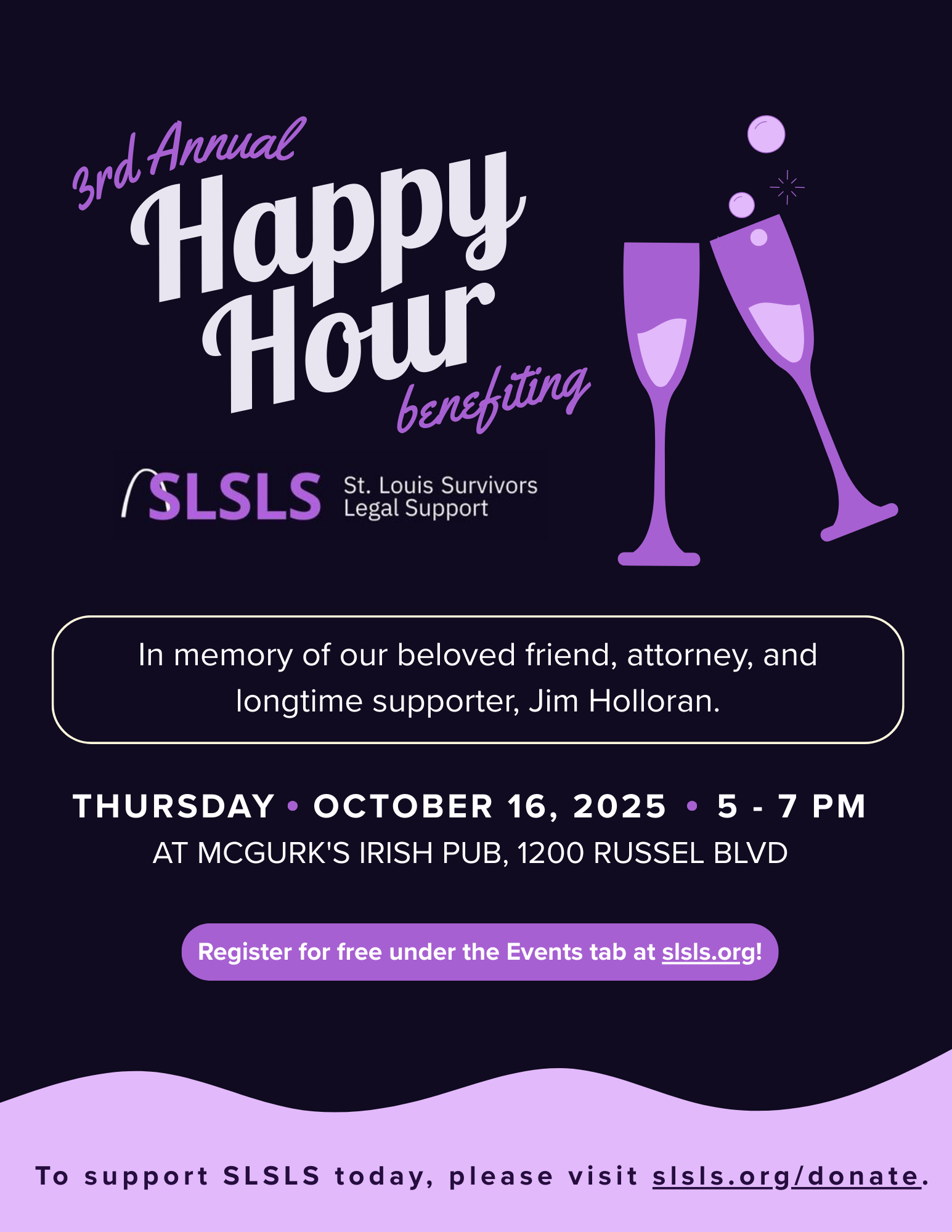 The 3rd Annual Happy Hour Benefiting SLSLS