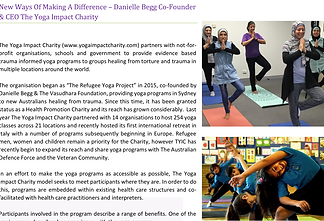  Australasian Association of Yoga Therapists Newsletter, 2019