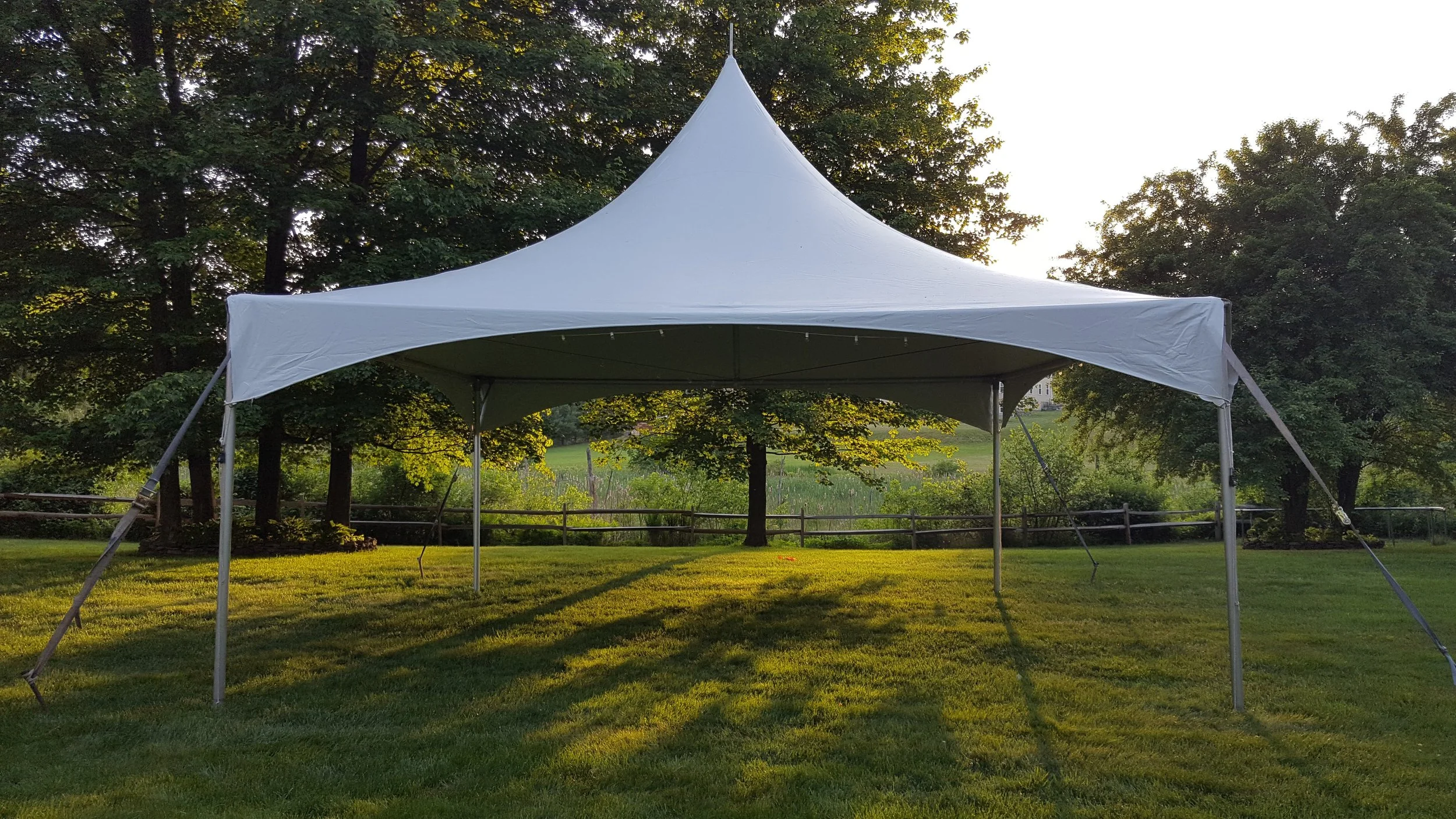 Evening tent event