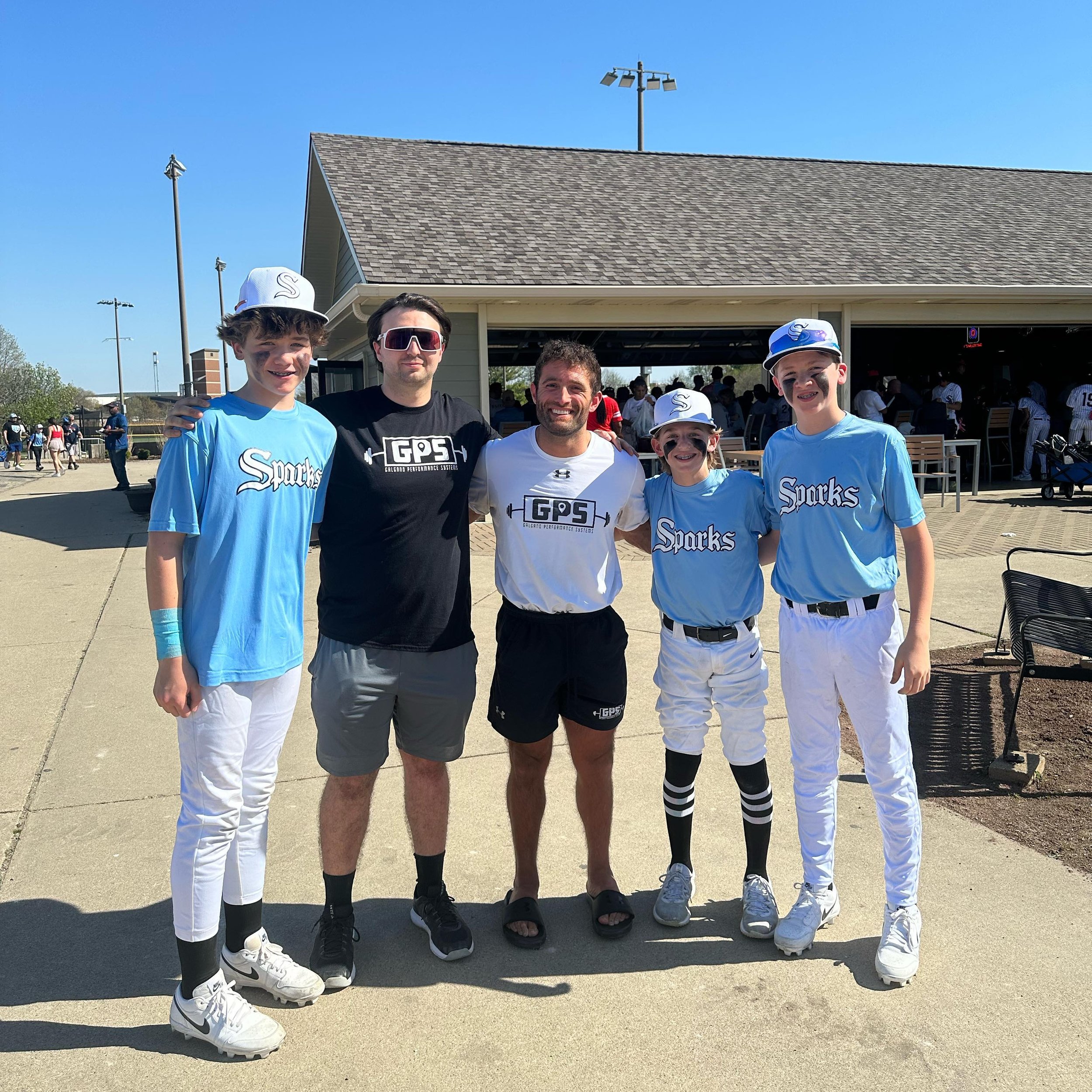 Great seeing some GPS boys from @sparksbullington_14u play today!! 

@b.slota24 and I will bring better mojo next time I swear&hellip;

GPS Athletes: Please send us your schedules so we can come out and see you all play at some point!

#strengthandco