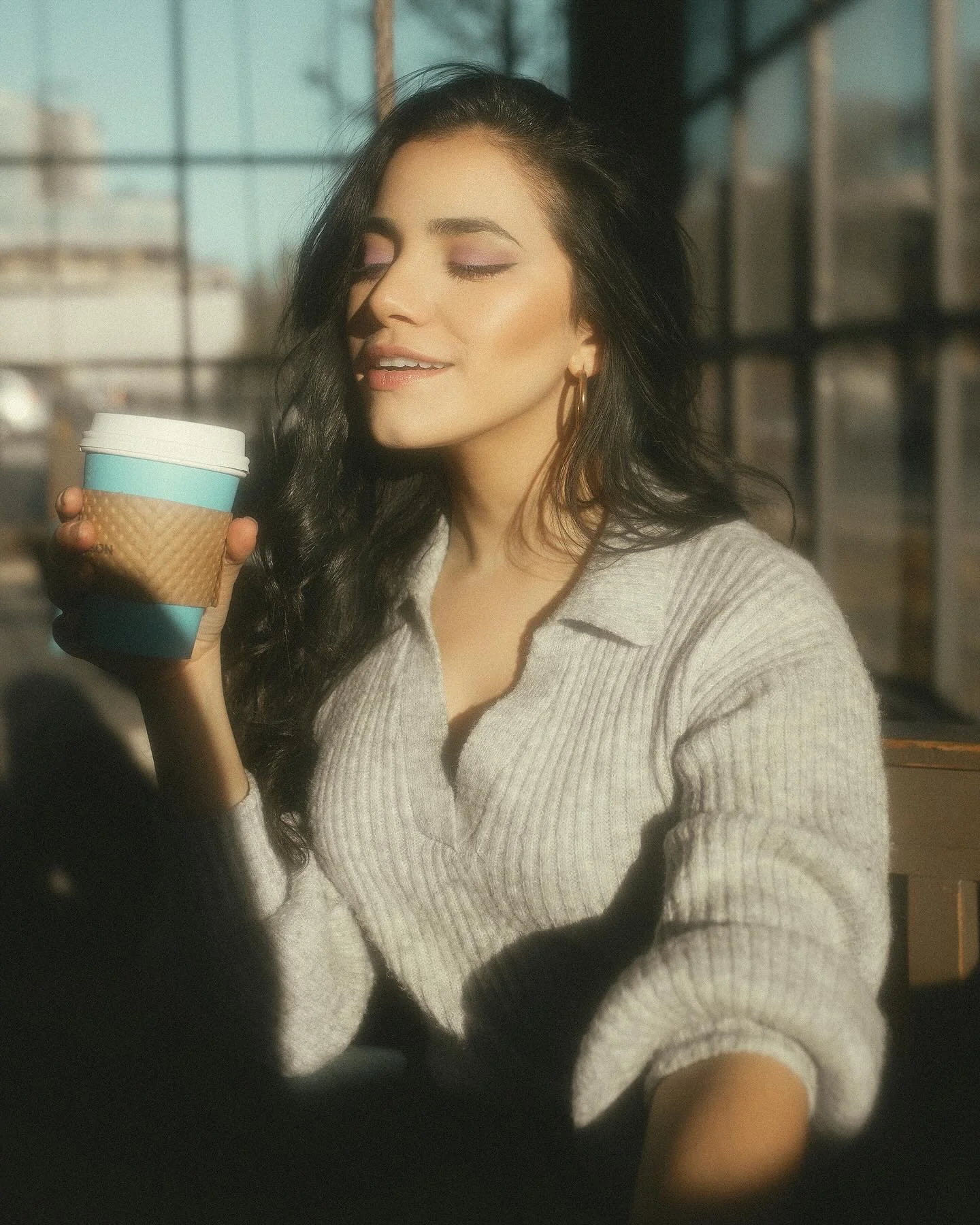 This sweater weather got me feeling like 🍂🍵💜

Been going through my files and found this gem, can&rsquo;t BELIVE I forgot to share haha
#oldiebutagoodie 

📸 @yospice