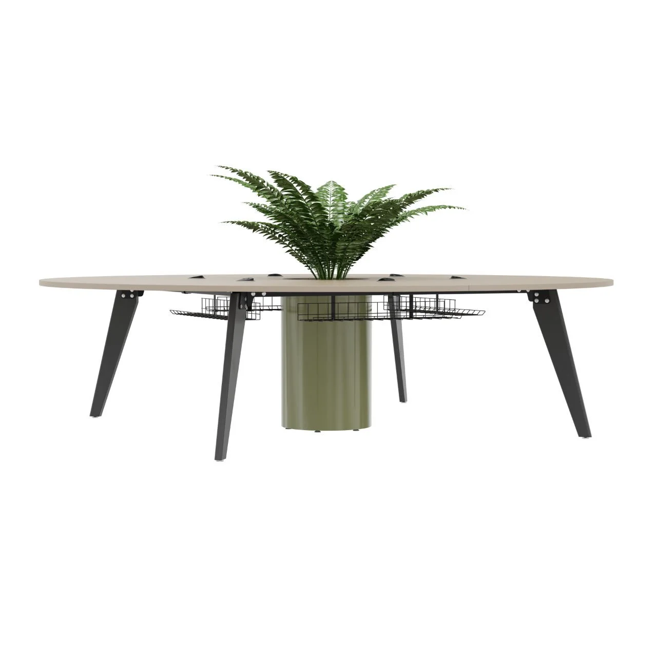 4. Orbital Circular table with a RAL 6013 planter and U6933 Cashmere MFC top .jpg