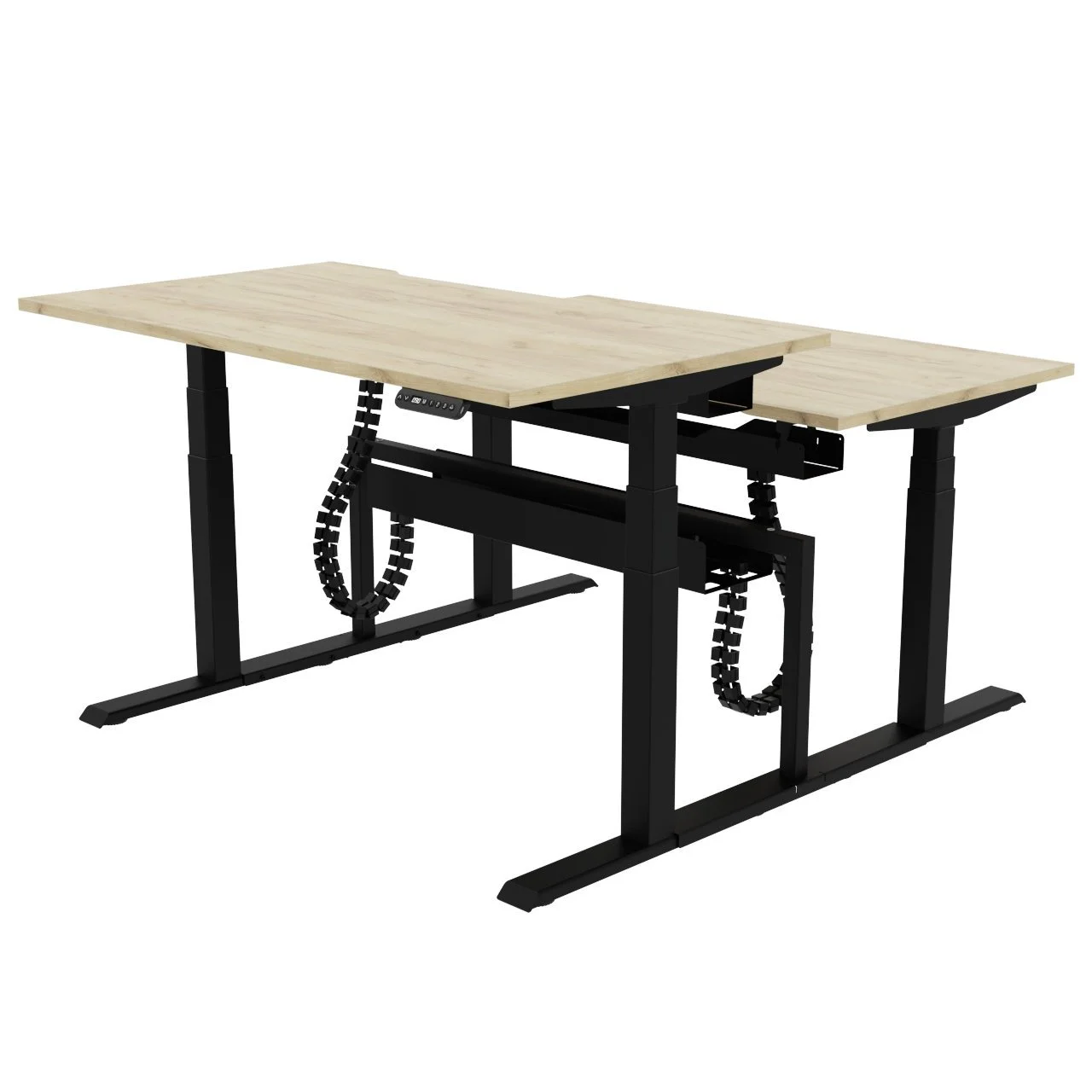 R!se - High Quality Sit Stand Linked Bench Desk | Angled (Copy)