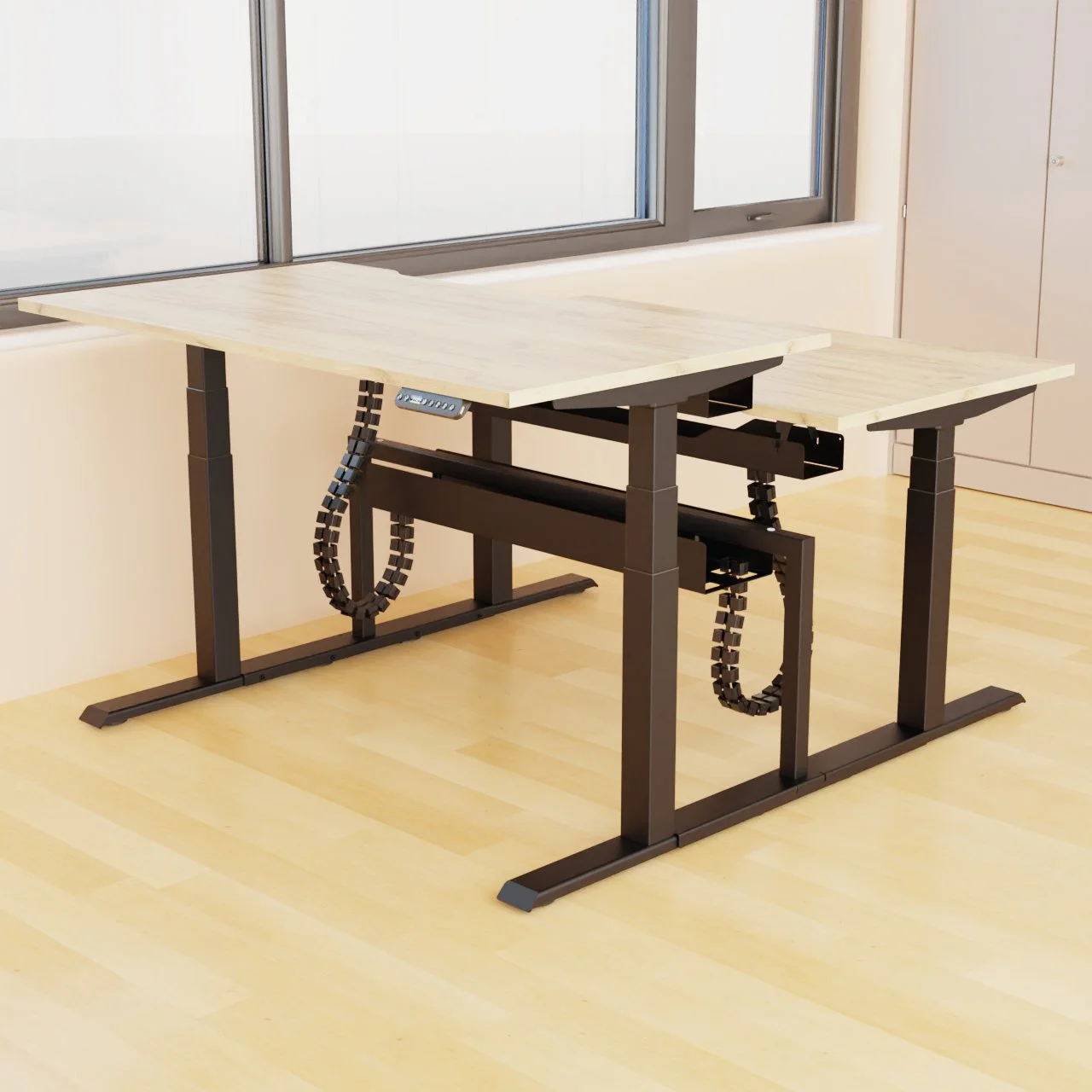 R!se - High Quality Sit Stand Linked Bench Desk | Modern Office (Copy)
