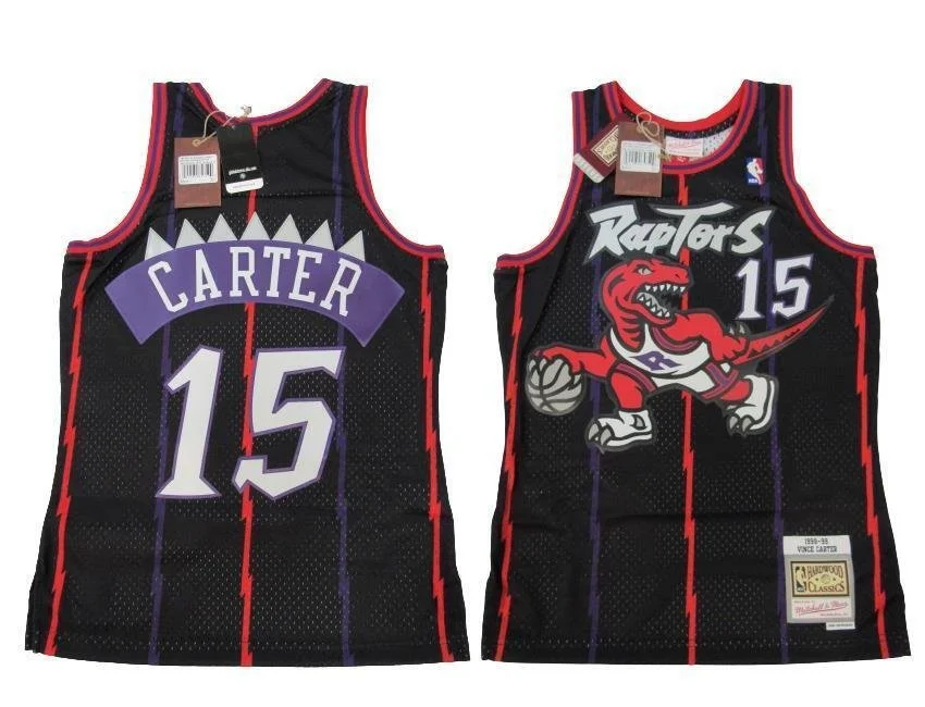 VINCE CARTER BLACK RAPTOR JERSEY