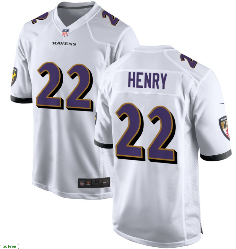 DERRICK HENRY RAVEN'S JERSEY