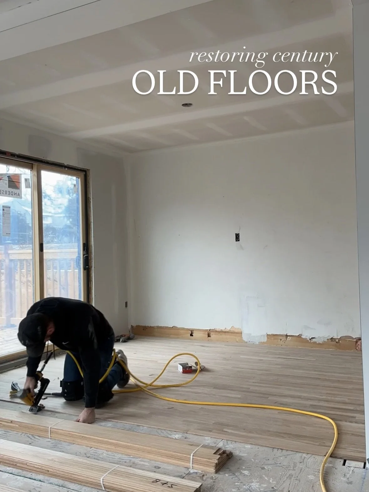 We knew right from the start these century old floors had to be restored and seamlessly matched. It took patience, a lot of precise cuts, and some old school craftsmanship but the end result speaks for itself.

#floorrestoration #restoration #inlay #