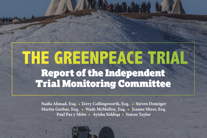 Press release: Greenpeace Trial Demonstrated “Staggering" Level of Judicial Bias and Failed to Meet International Standards, Say Independent Attorney Monitors