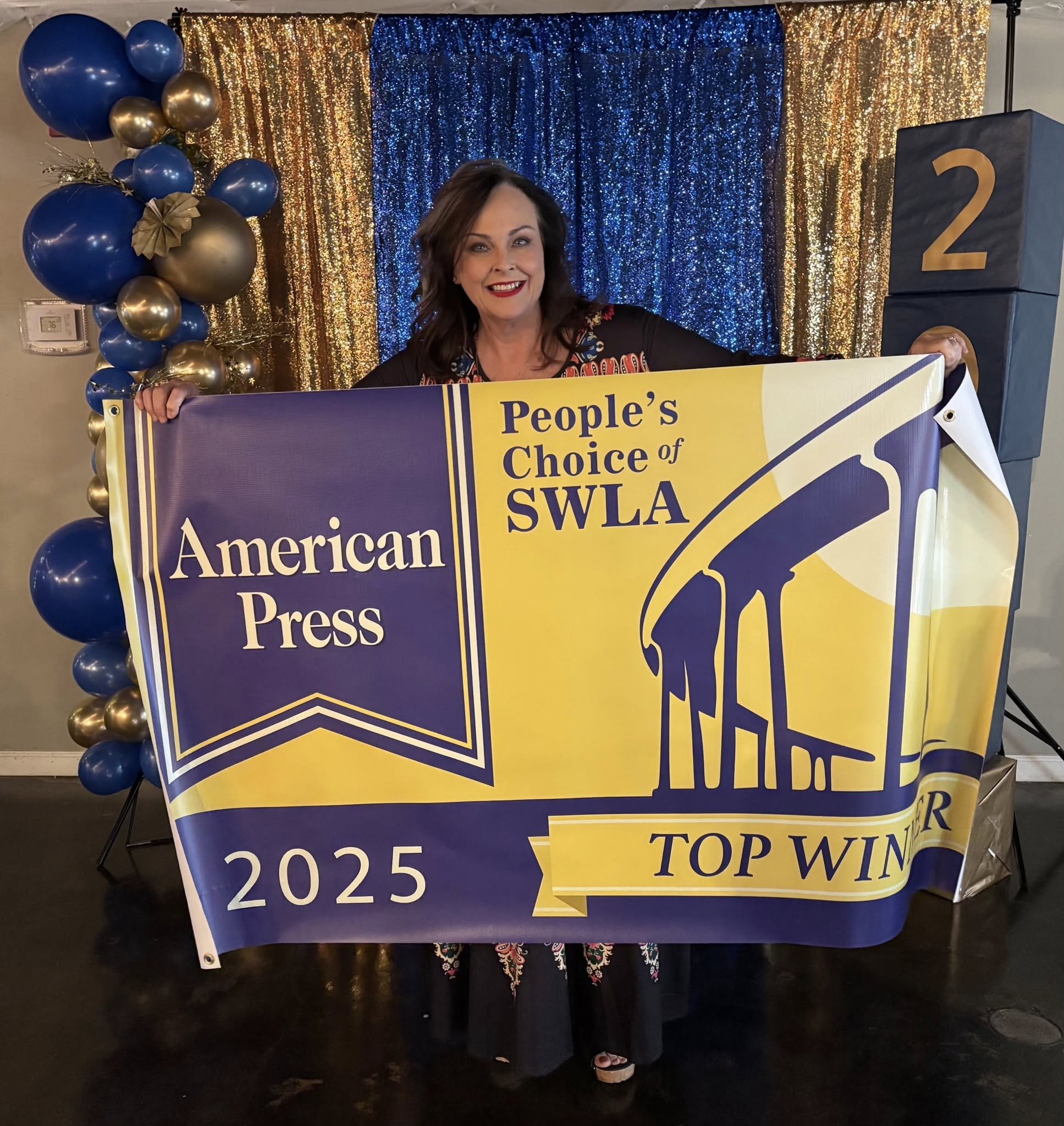 2025 American Press People’s Choice Award winner for Best Massage Therapist in Lake Charles, Louisiana, serving clients across Southwest Louisiana.
