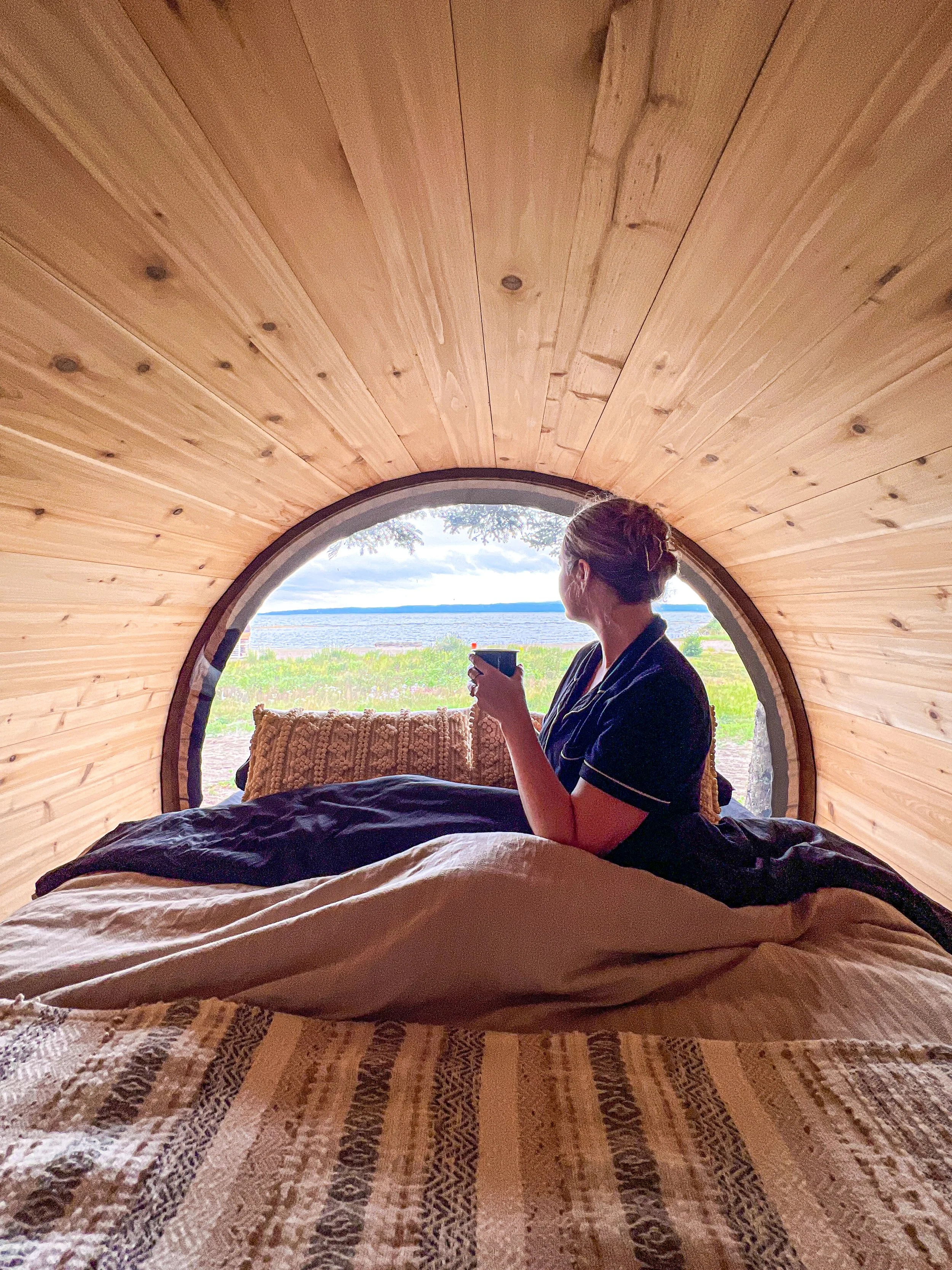 A Luxury Escape in Nature: Our Stay at the Drift Barrel, Cypress Sleeper Barrels