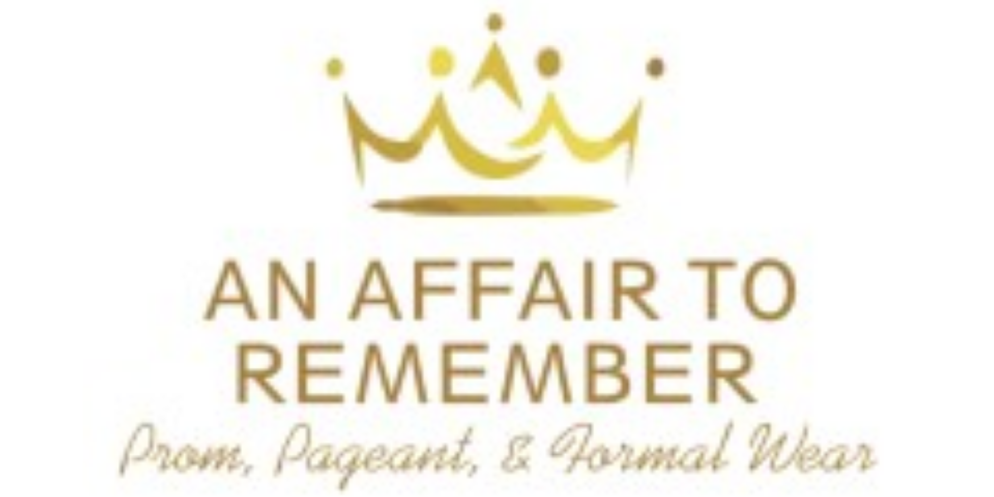 An Affair to Remember – Proms, Pageants & Formal Wear logo — Official partner of Avalon Sunless Beauty, providing luxury spray tans for prom, pageant, and formal wear clients across North Carolina.