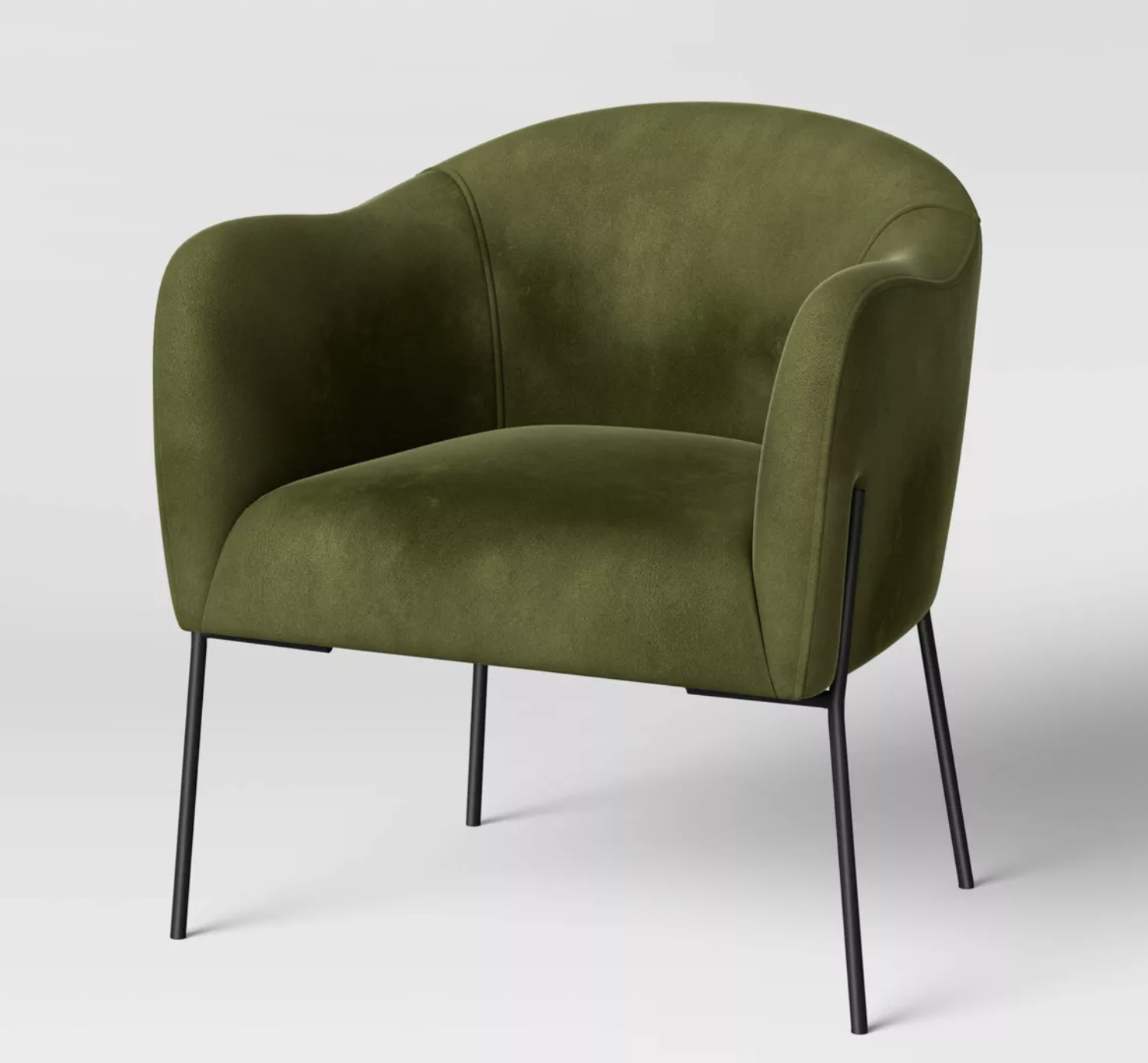 Gladden Rounded Back Anywhere Chair Dark Green - Threshold™
