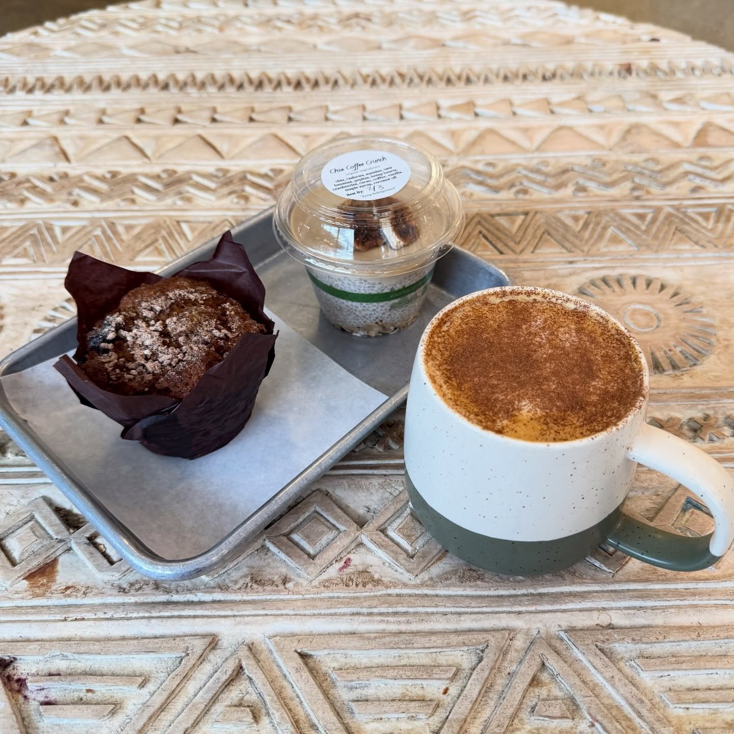 Our chia coffee crunch and morning glory muffin are perfect when you need a quick breakfast that still feels like a treat. Made with ingredients you can feel good about 💜 All vegan &amp; gluten-free!

#pittsburghvegan #pittsburghorganic #pittsburghe