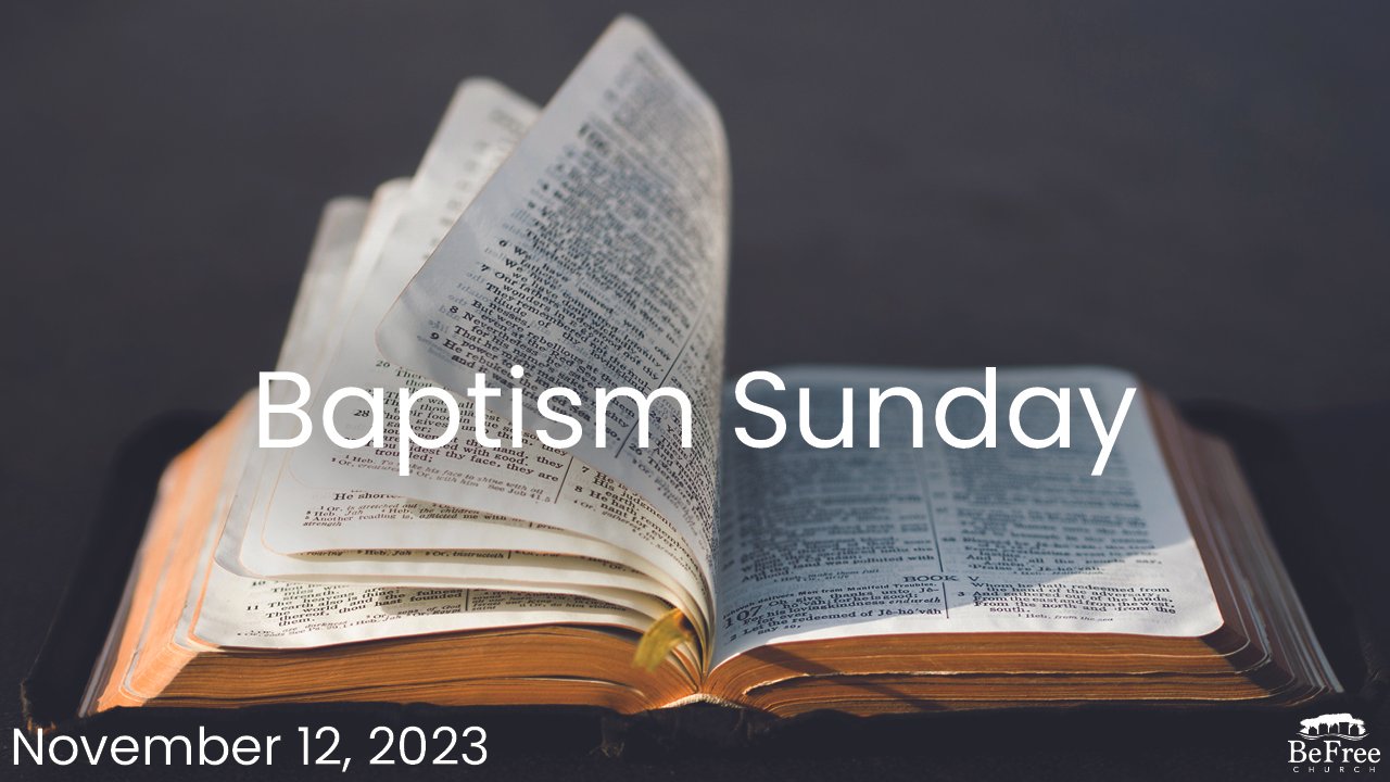 Baptism Sunday