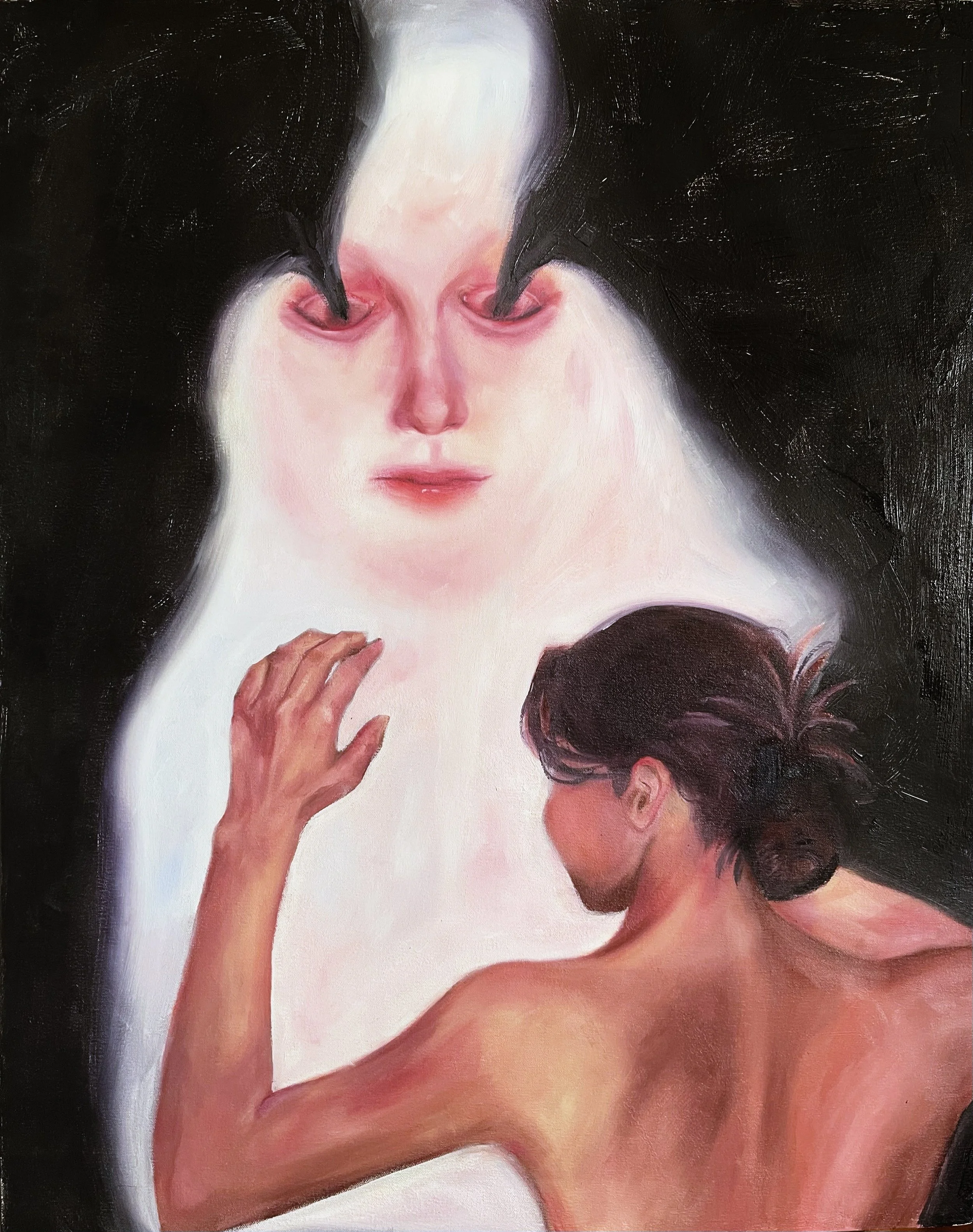 Always Her (24x32. oil. 2021)