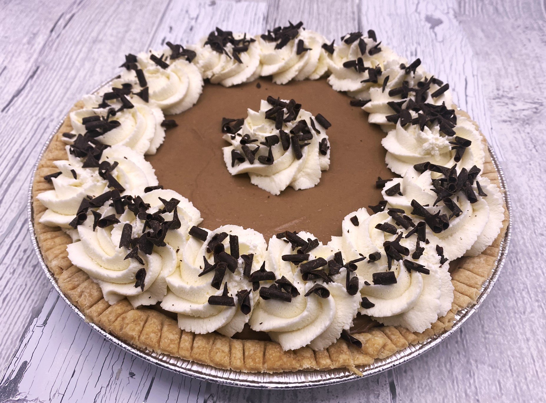 Chocolate silk pie