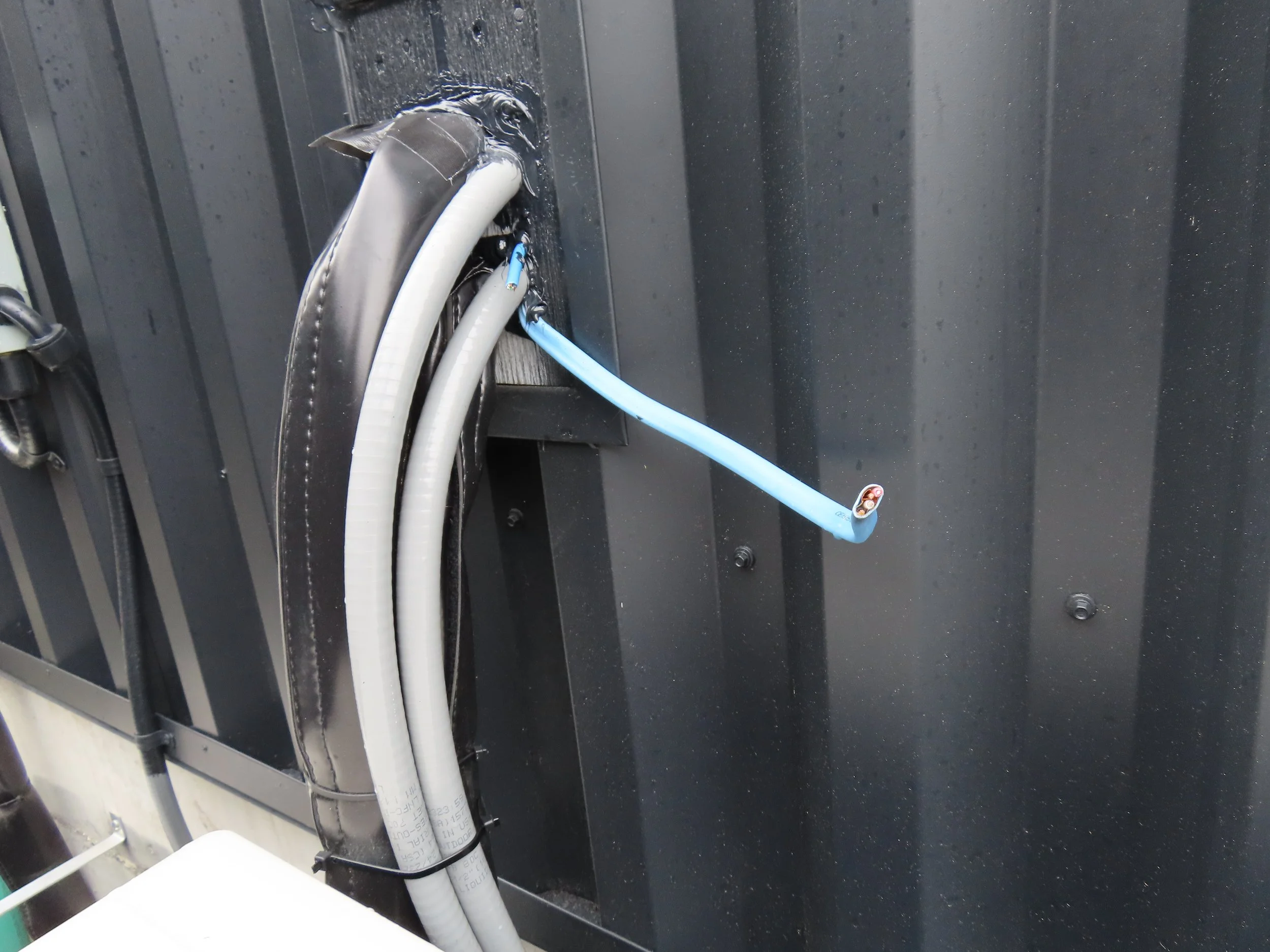 Exposed Electrical Wiring