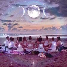 Flower Full Moon Gathering