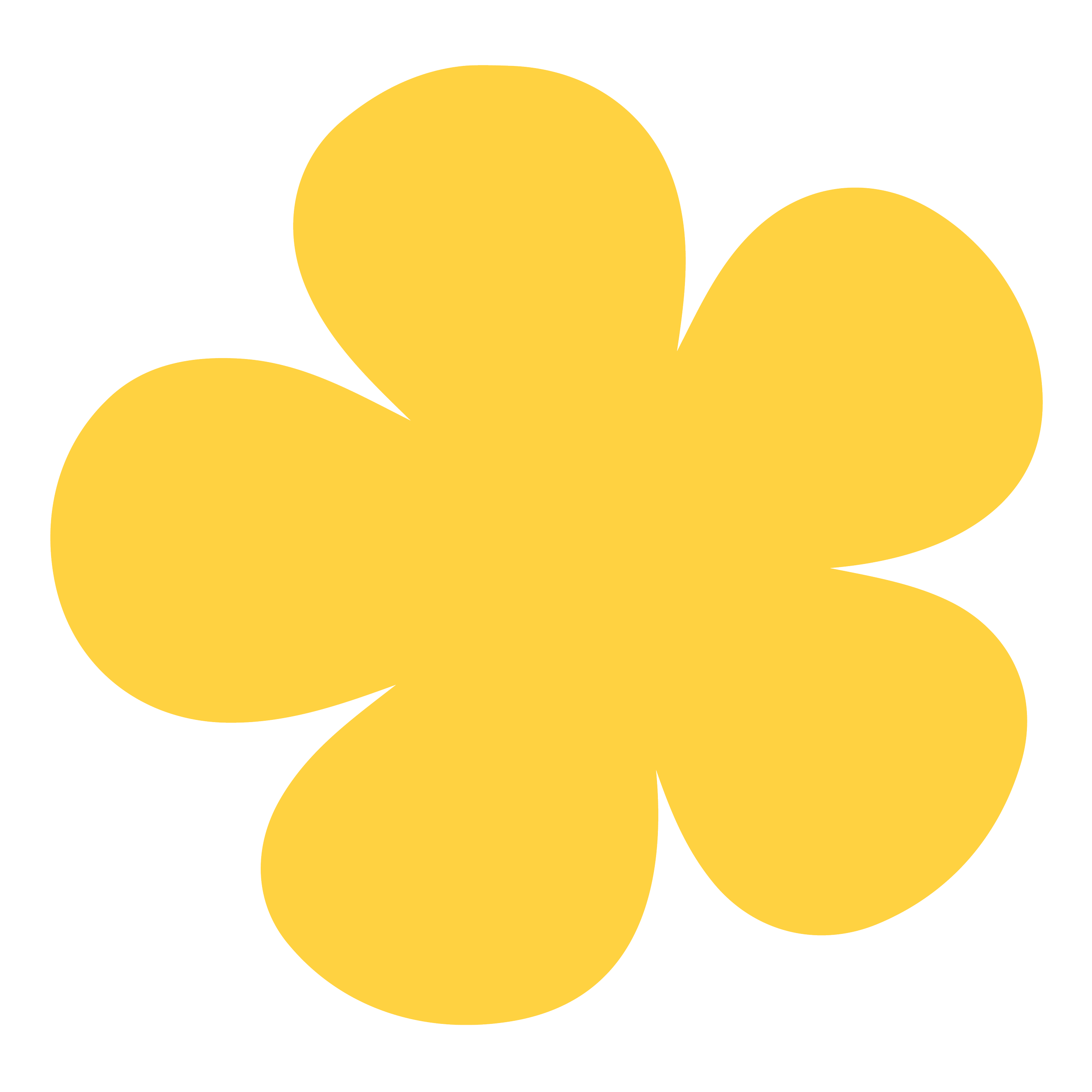 Une fleur jaune, symbole faisant partie du logo d'atelier uchi.