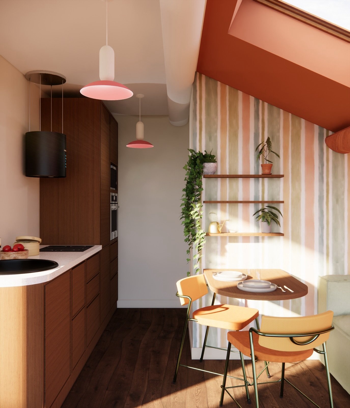 AVANT &bull; APR&Egrave;S | PROJET STUDIO Arlequin

R&eacute;novation d&rsquo;un studio perch&eacute; sous les toits d&rsquo;un ancien immeuble de ville &agrave; Avignon 🌞🚪
Ici la couleur vient d&eacute;limiter le coin nuit pour permettre de cr&eac