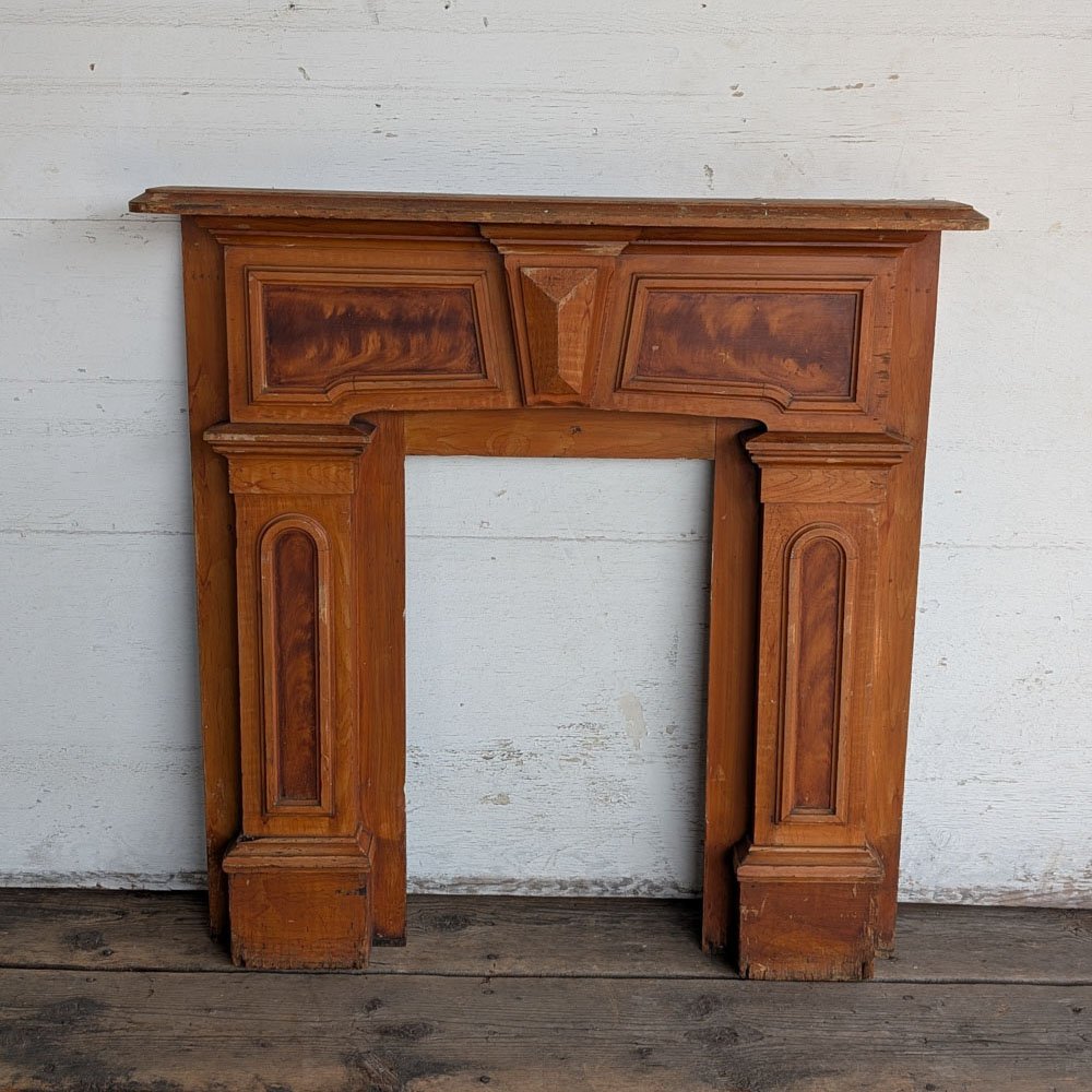 Faux Painted Half Mantel