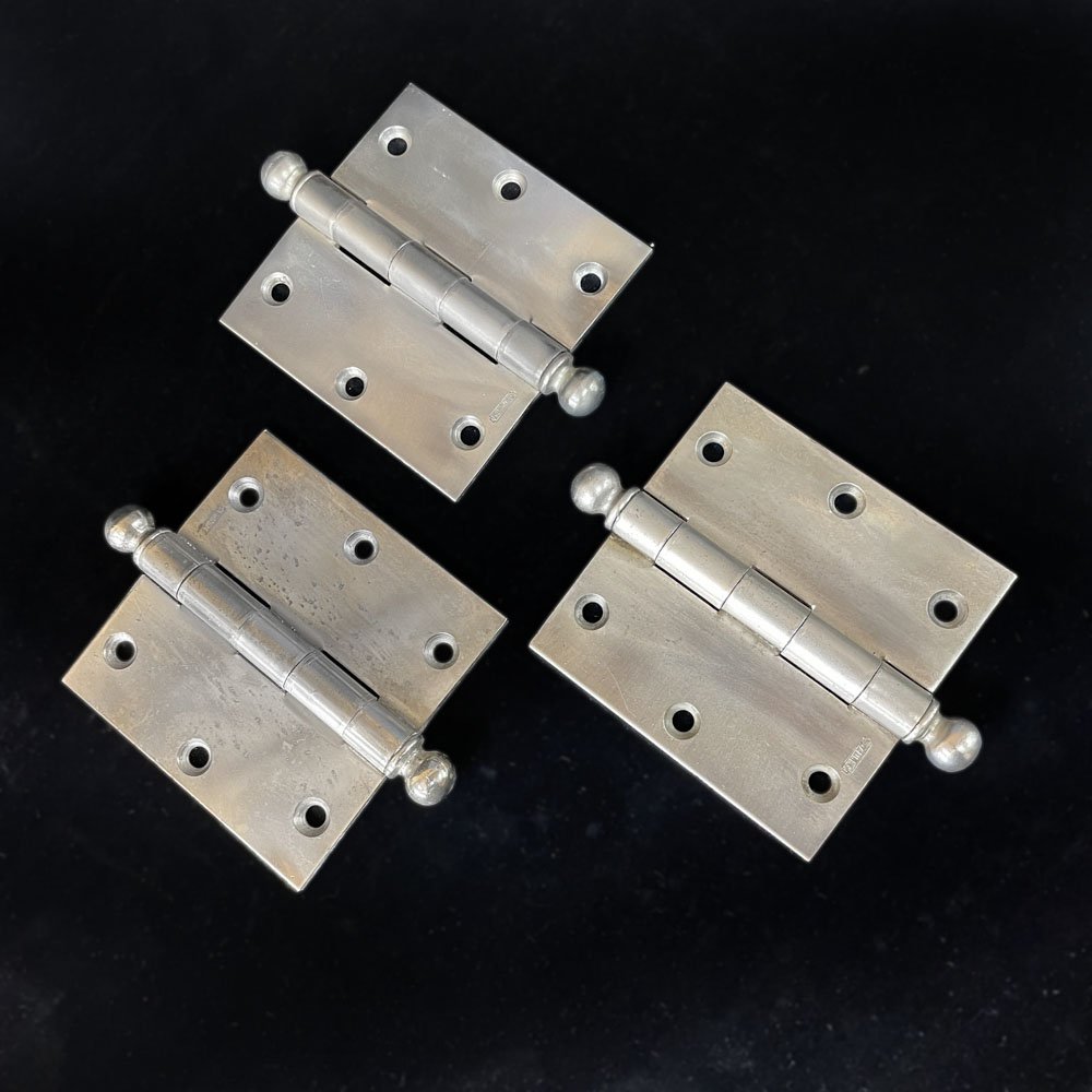 Steel Ball Tip Hinges, 3.5"
