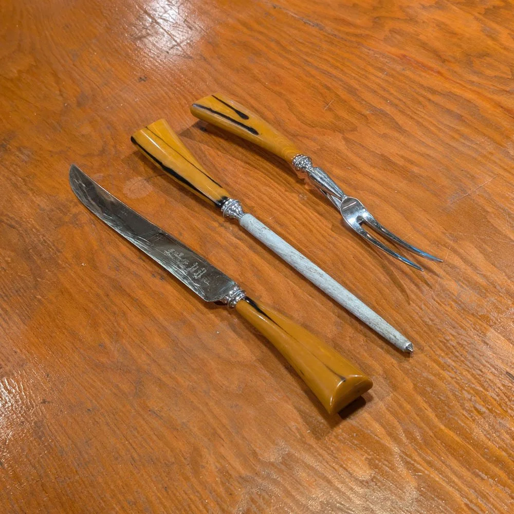 B Thomas & Co Makers Sheffield Carving Set — Aurora Mills