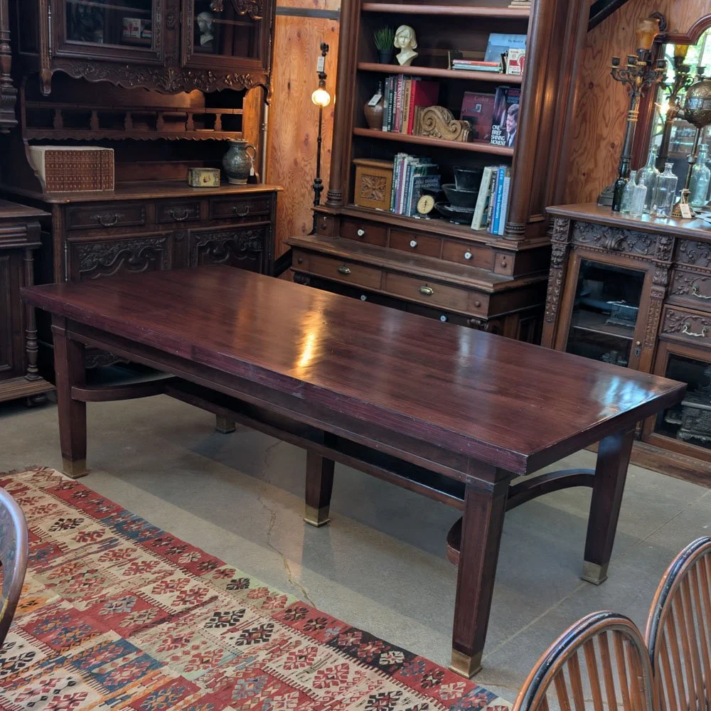 Red-Toned Dining Table