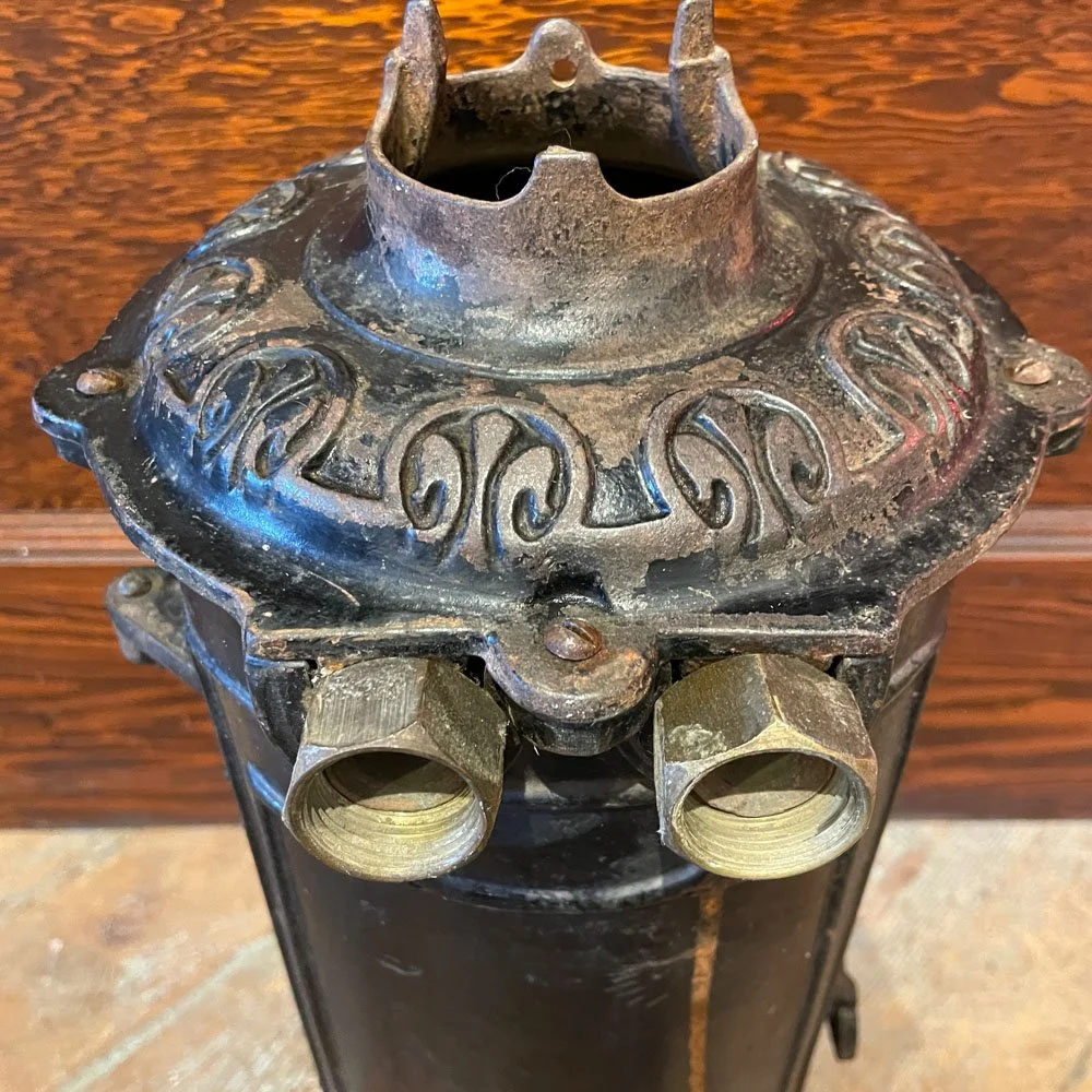 RUDD No.25 cast iron tank heater — Aurora Mills