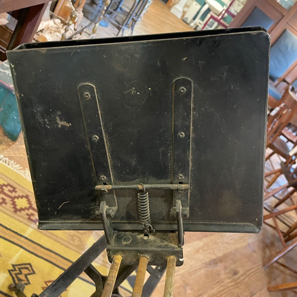 Japanned Finish Metal Book Stand - Aurora Mills