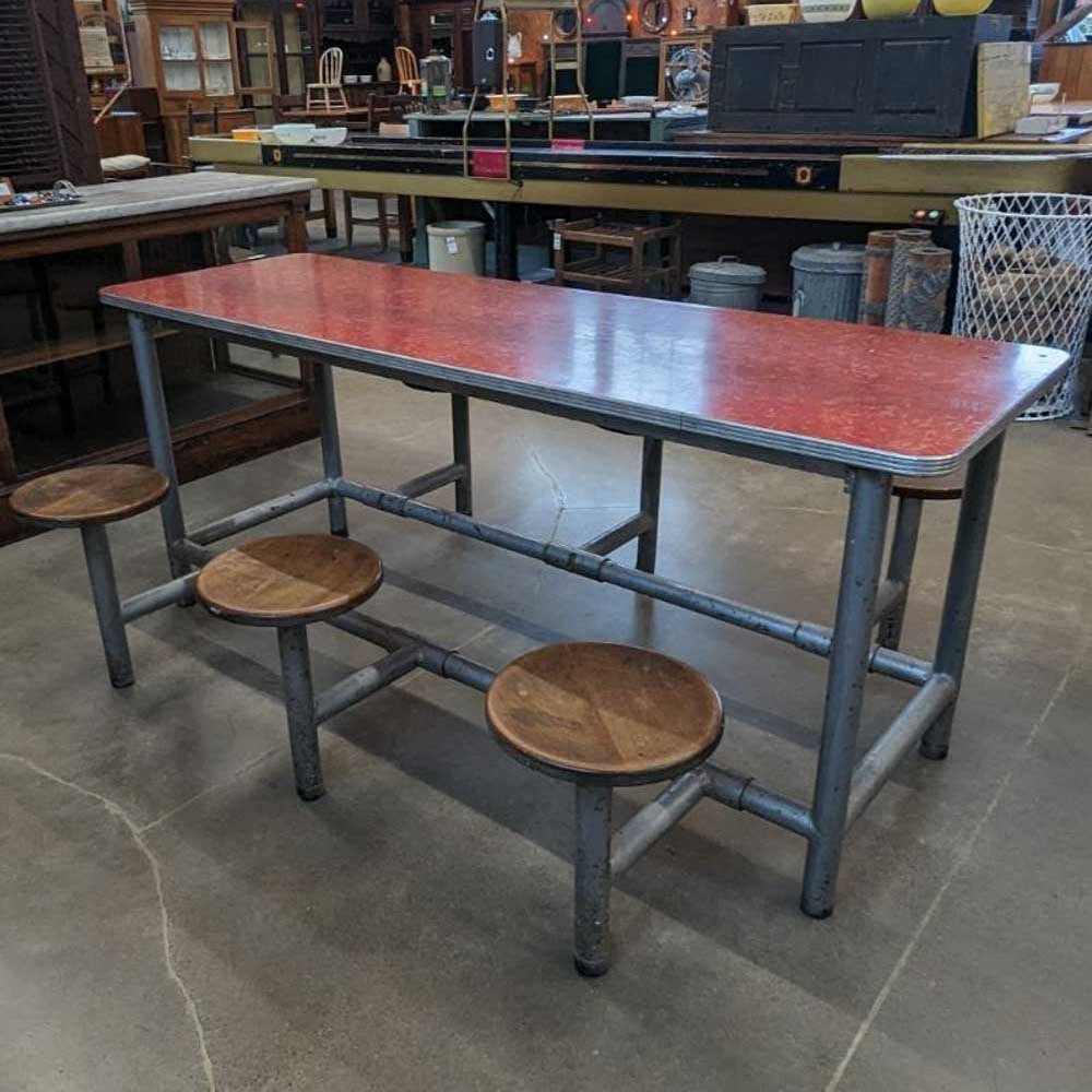 1940s Cafeteria Table - Aurora Mills