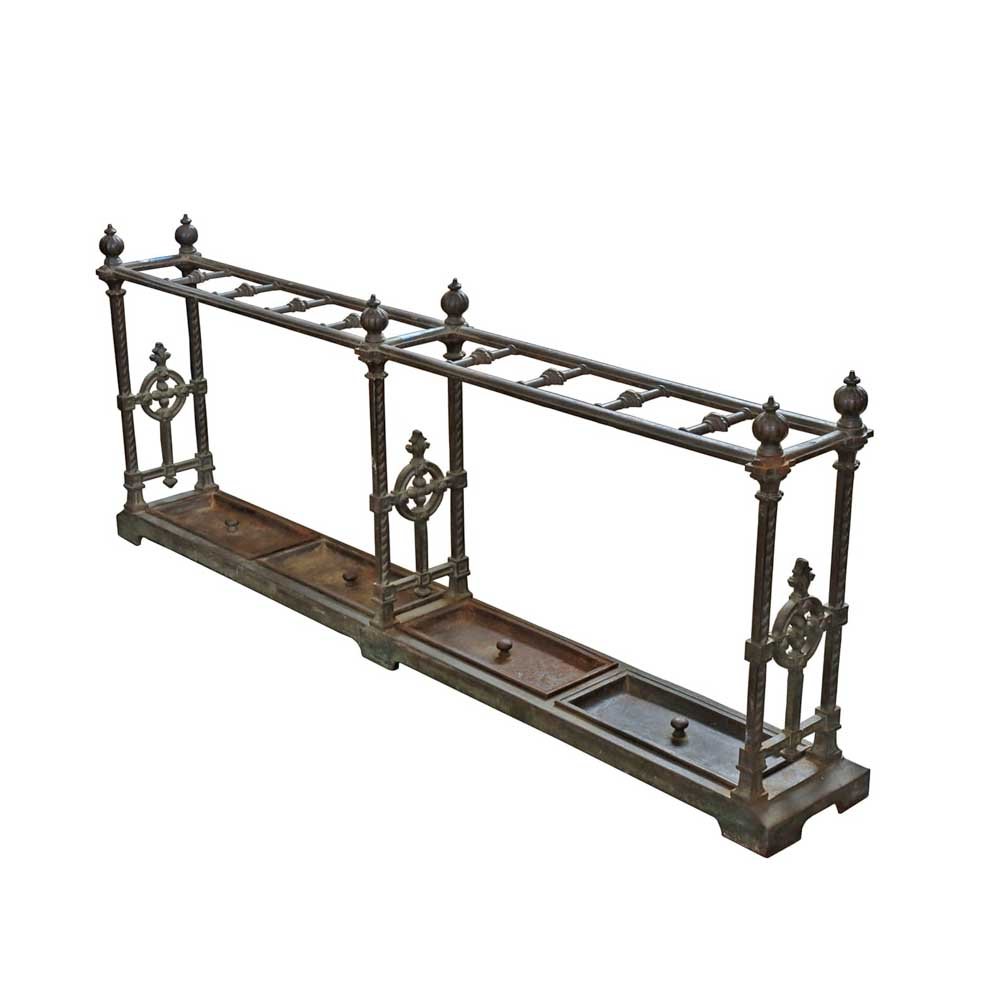 Ornate Cast Iron Umbrella Stand - Aurora Mills