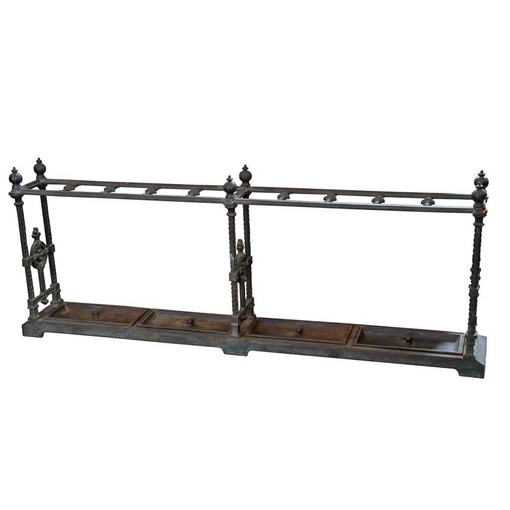 Ornate Cast Iron Umbrella Stand - Aurora Mills