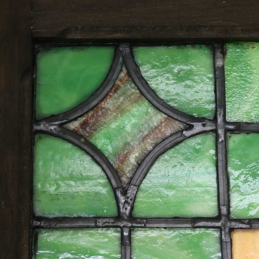 Art Nouveau Slag Glass Sash - Aurora Mills