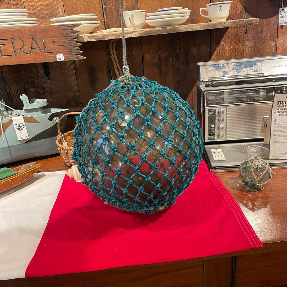 Extra Large 13" Japanese Glass Net Float - Aurora Mills