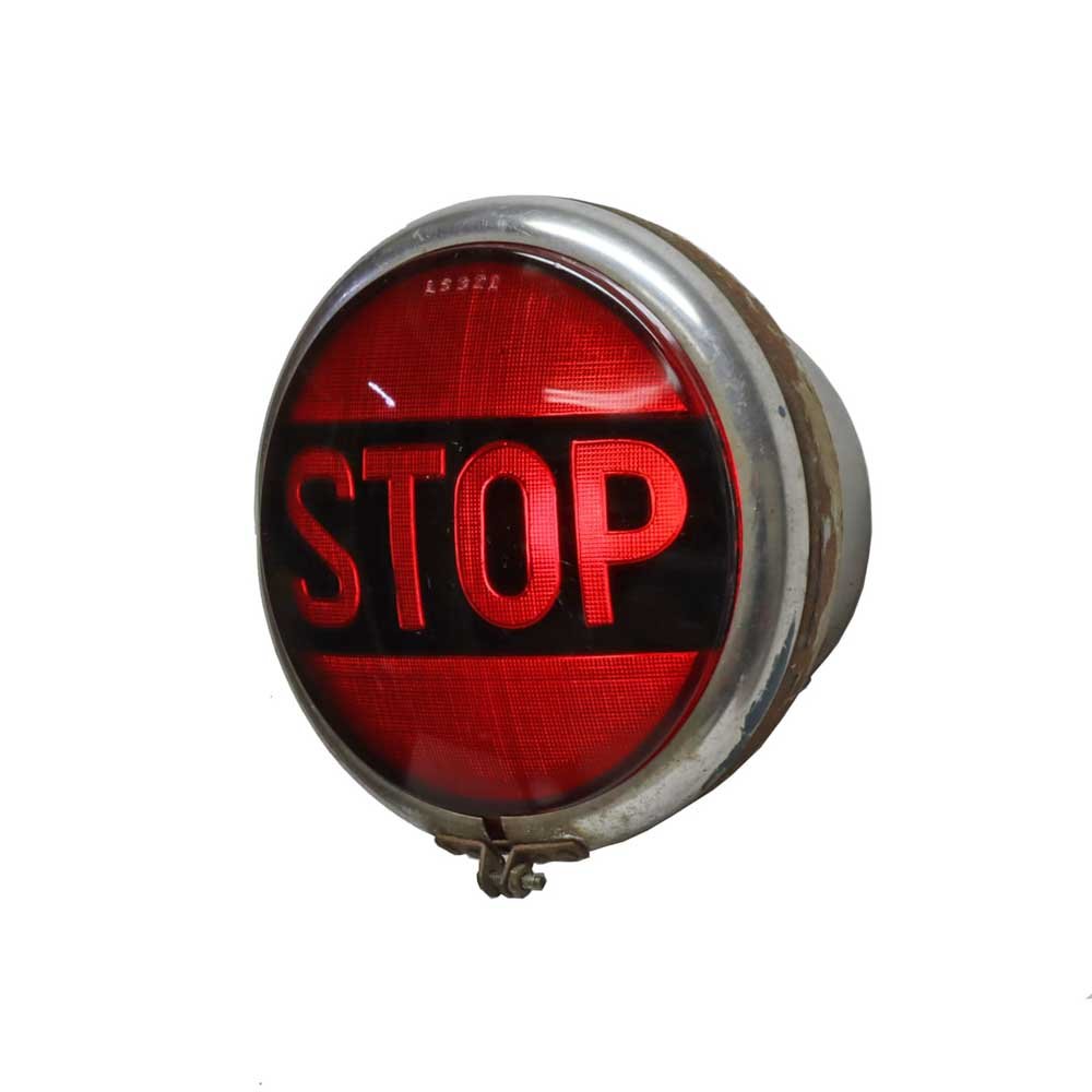 Vintage “Stop” Light - Aurora Mills