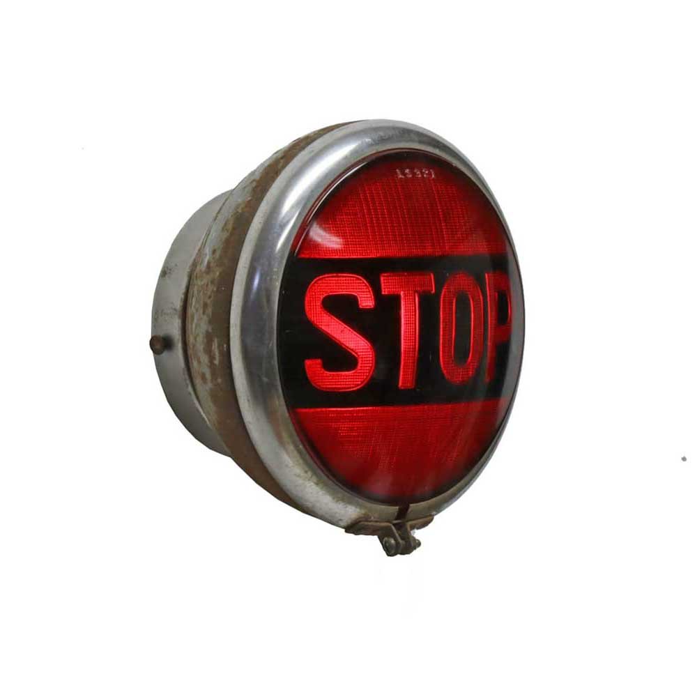 Vintage “Stop” Light - Aurora Mills