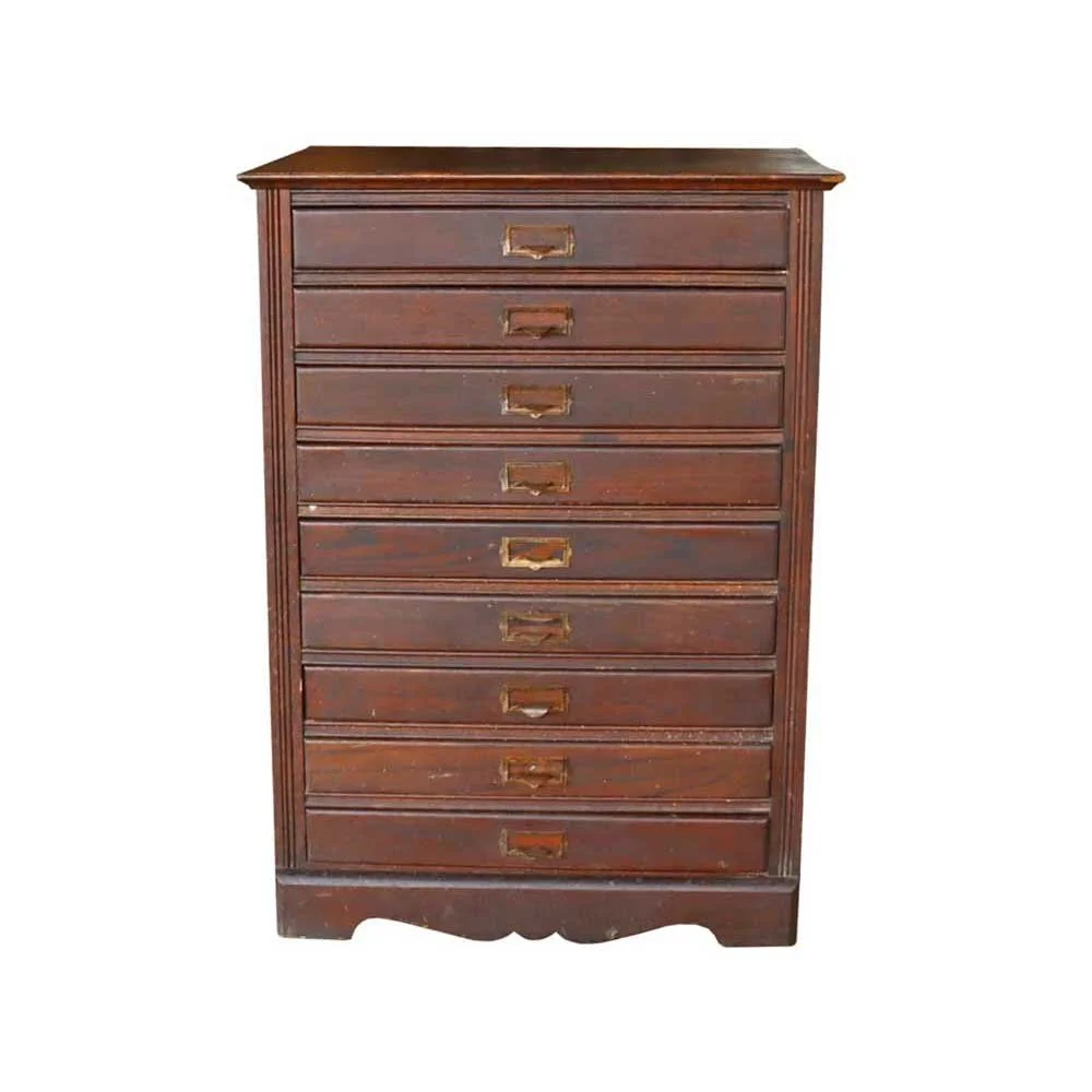 Nine Drawer Flat File Cabinet — Aurora Mills