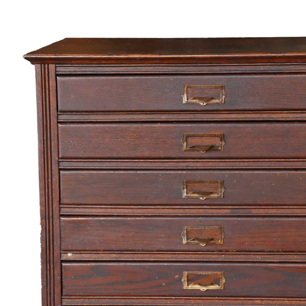 Nine Drawer Flat File Cabinet - Aurora Mills