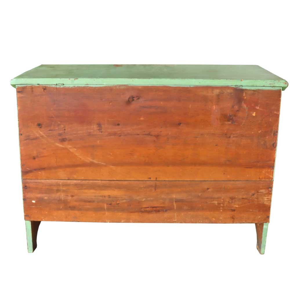 Mint Green Primitive Blanket Chest - Aurora Mills